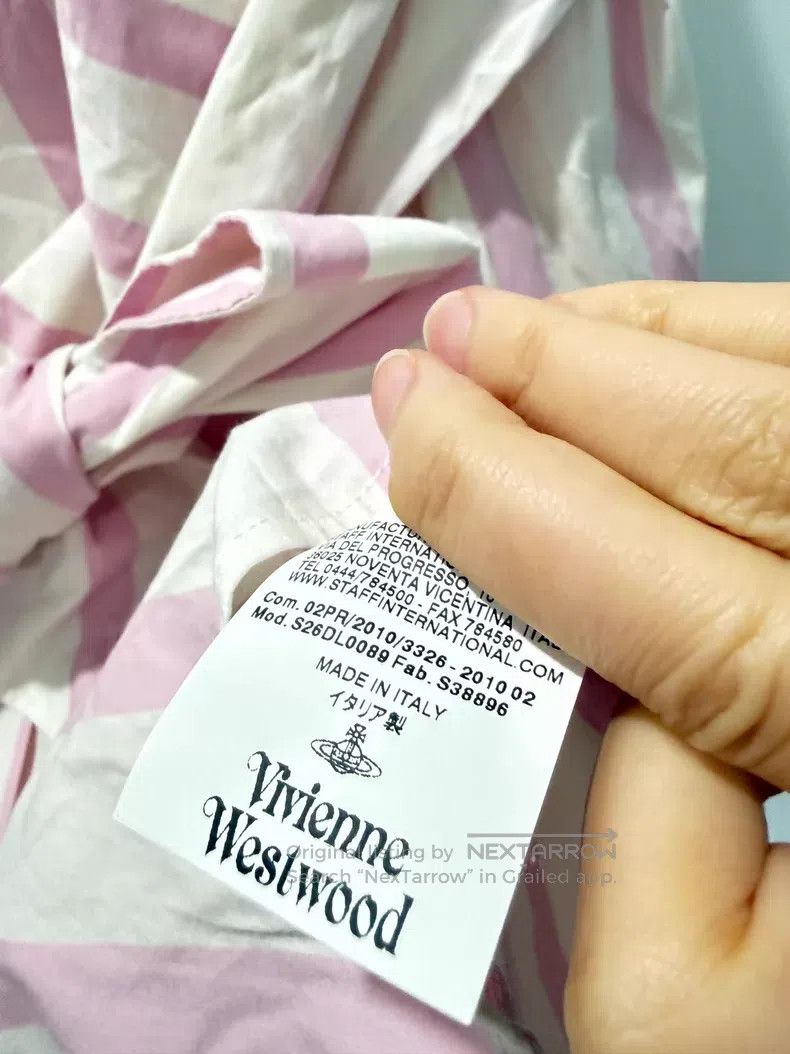Vivienne Westwood Vivienne Westwood Irregular Nautical Style Pink Striped Bo Size M / US 6-8 / IT 42-44 - 7 Thumbnail