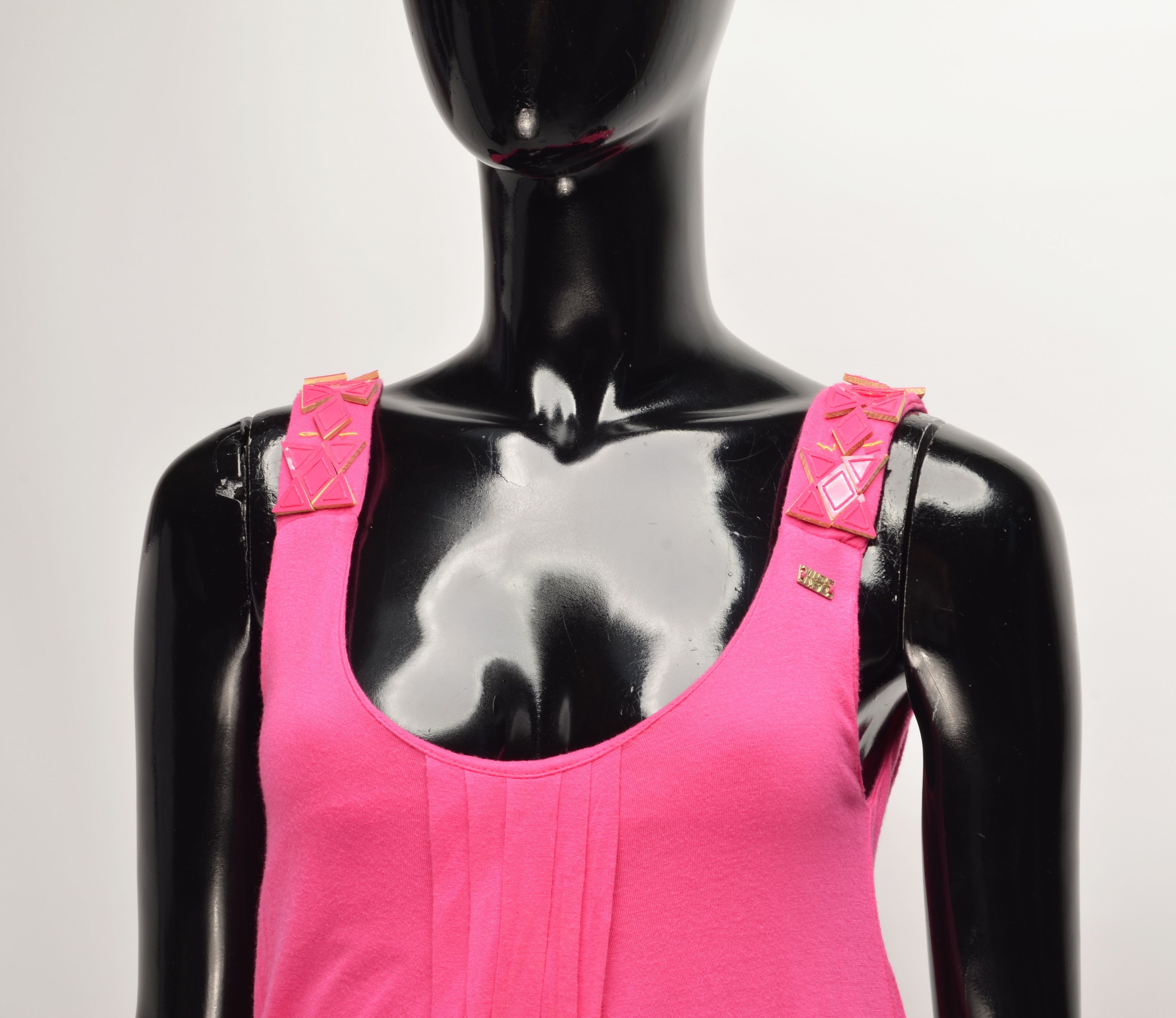 Miss Sixty × Vintage Vintage Miss Sixty Y2K Pink Bubble Tunic Top Size S / US 4 / IT 40 - 2 Thumbnail