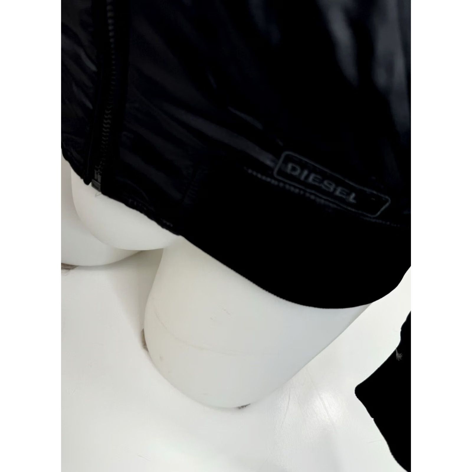 Diesel DIESEL Bomber Jacket Black S Mens Military Parachute Material Patches Flight Jacket Size US S / EU 44-46 / 1 - 4 Thumbnail