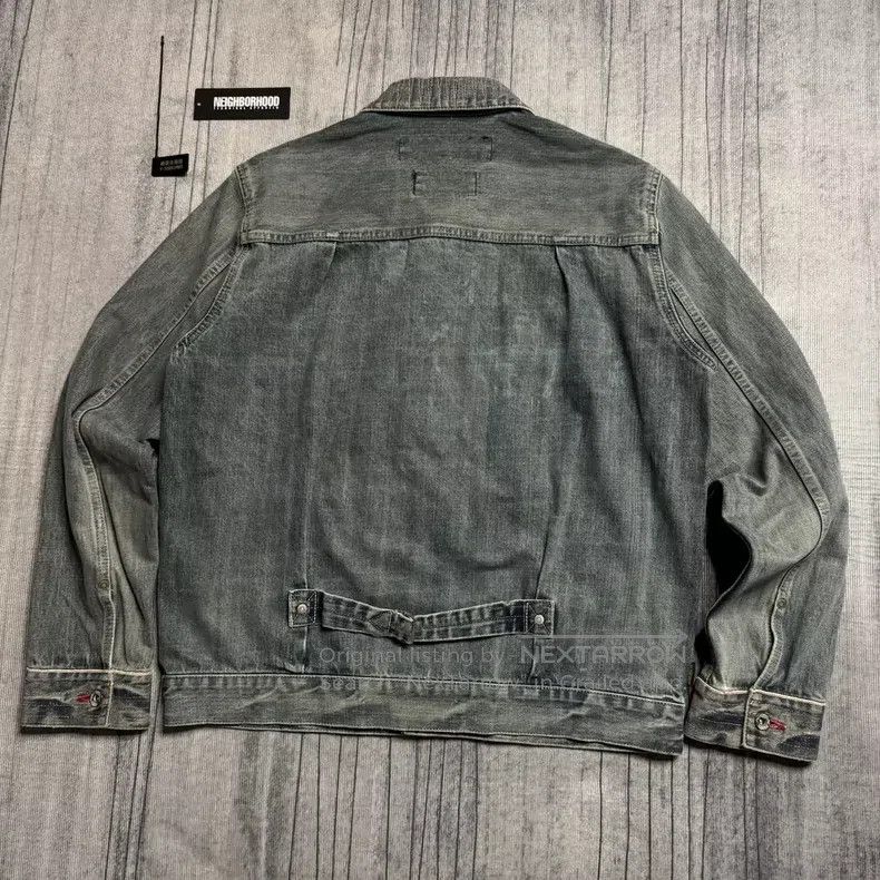 Neighborhood Neighborhood 18SS STOCKMAN JKT Washed and Stained Rust Den Size US L / EU 52-54 / 3 - 2 Thumbnail