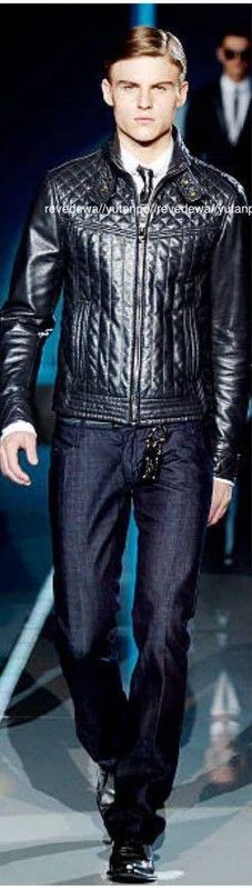 Dolce & Gabbana dolce&gabbana fw07 runway leather nylon puffer Size US M / EU 48-50 / 2 - 2 Thumbnail