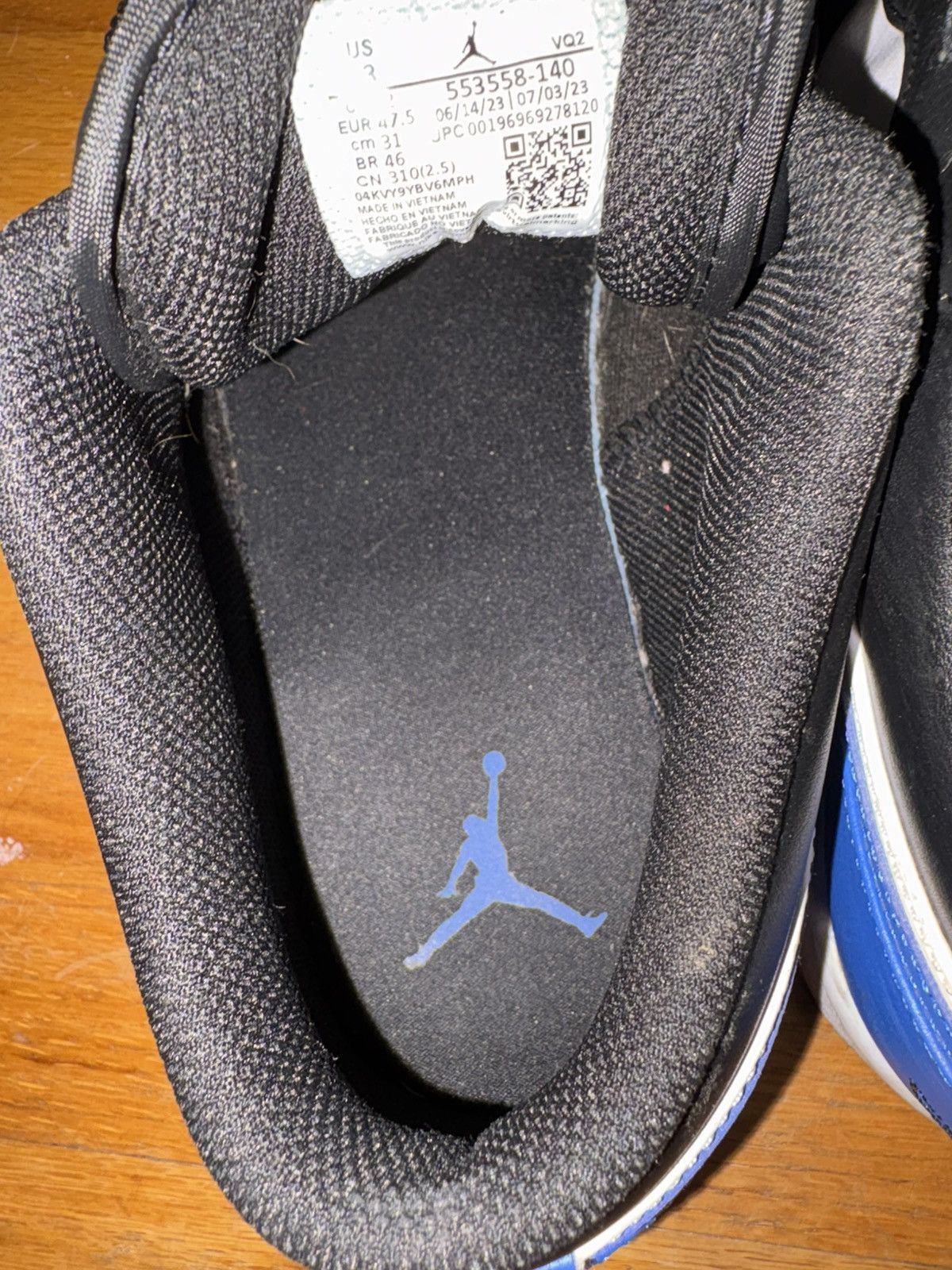 Jordan Brand Jordan 1 Alternate Royal Blue Size US 13 / EU 46 - 5 Thumbnail