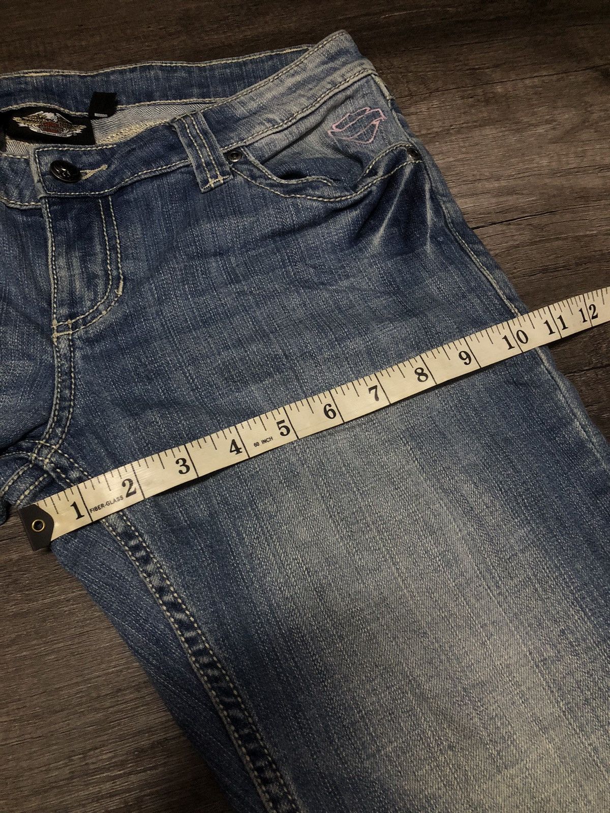 Harley Davidson × Vintage HARLEY DAVIDSON DENIM JEANS Size 32" / US 10 / IT 46 - 16 Thumbnail