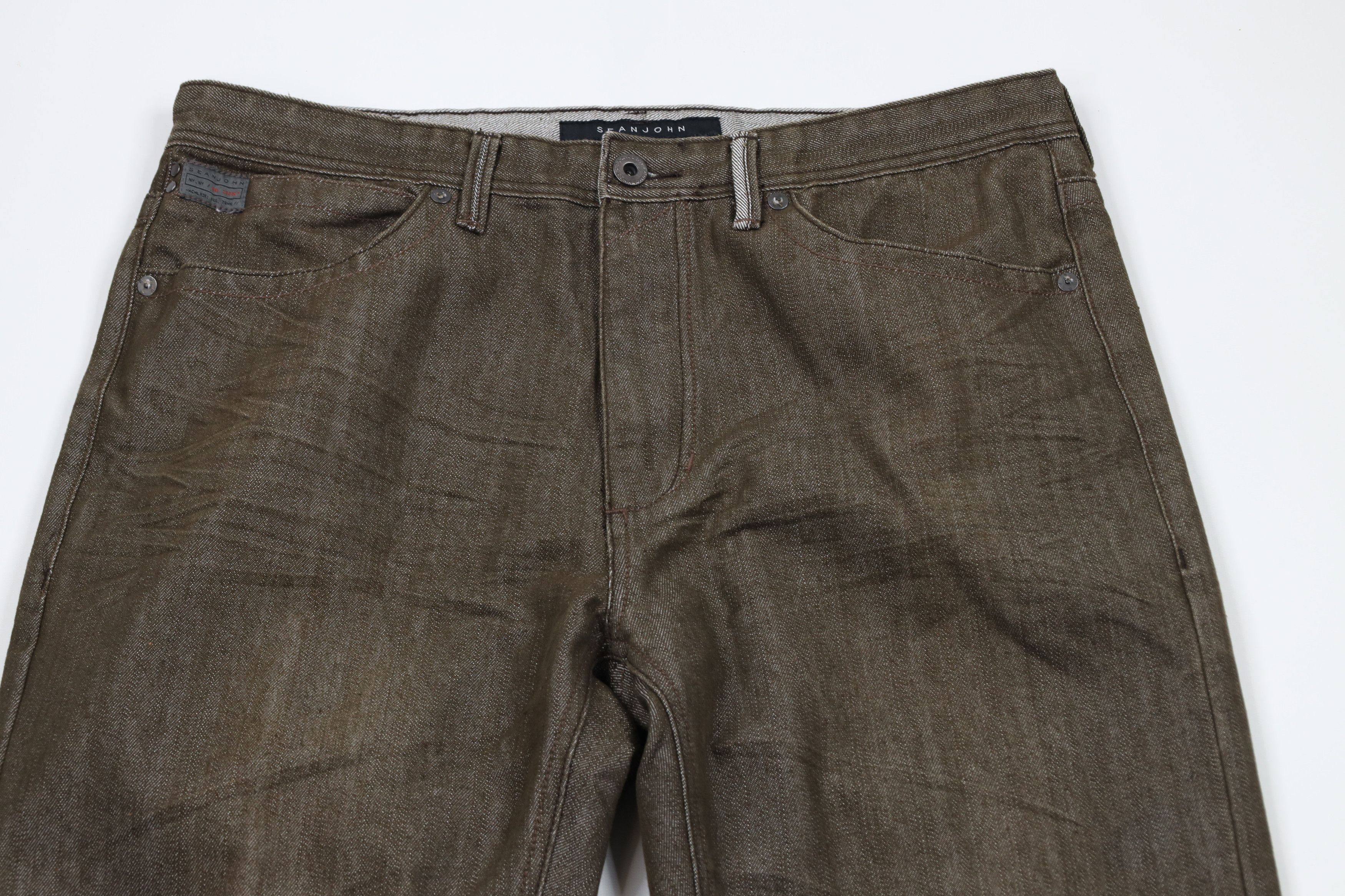 Vintage Vintage Y2K Streetwear Sean John Wide Leg Denim Jeans Brown Size US 36 / EU 52 - 2 Thumbnail