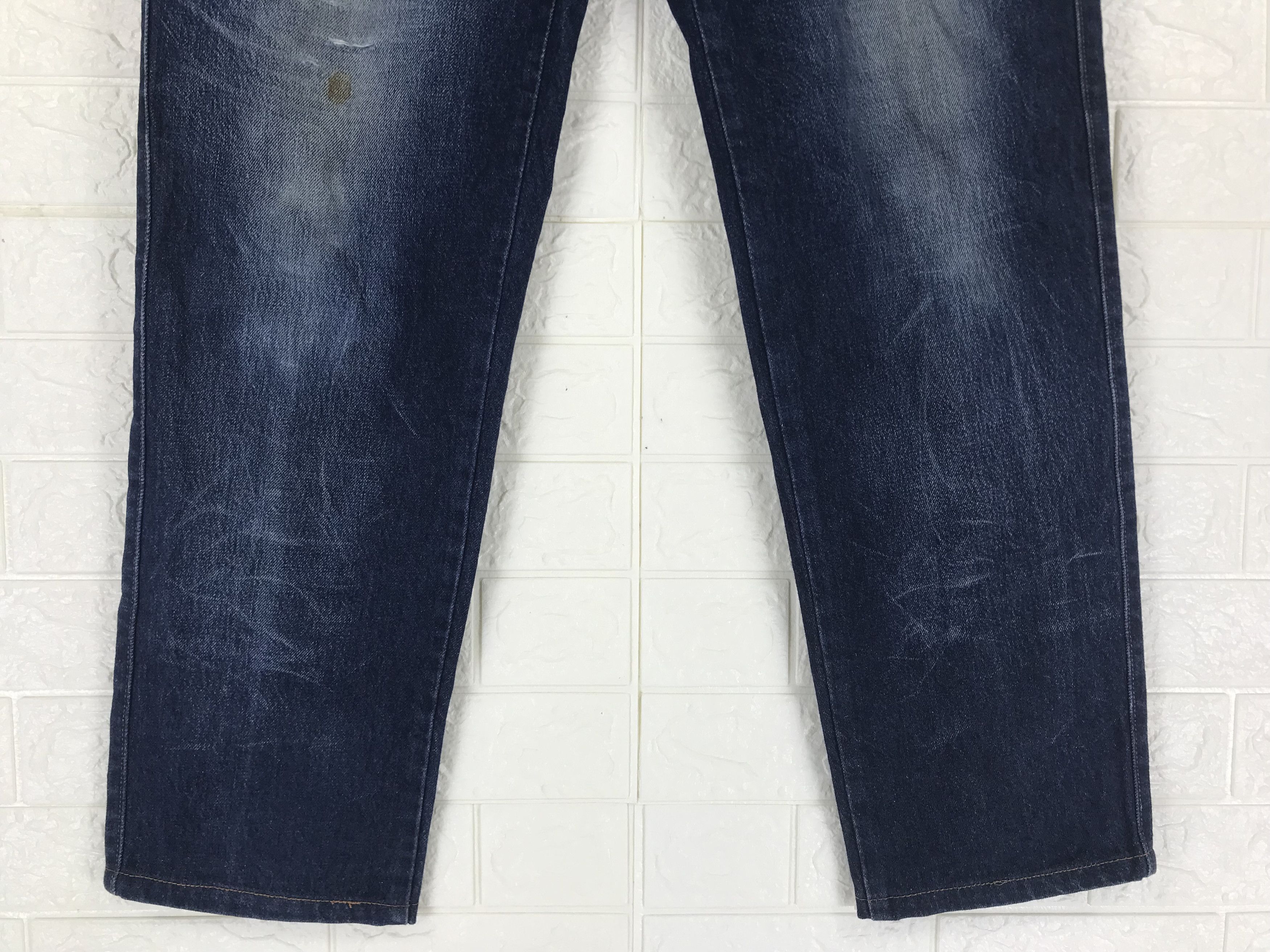 Vintage Vintage Bobson Straight Cut Blue Jeans Size US 35 - 4 Thumbnail