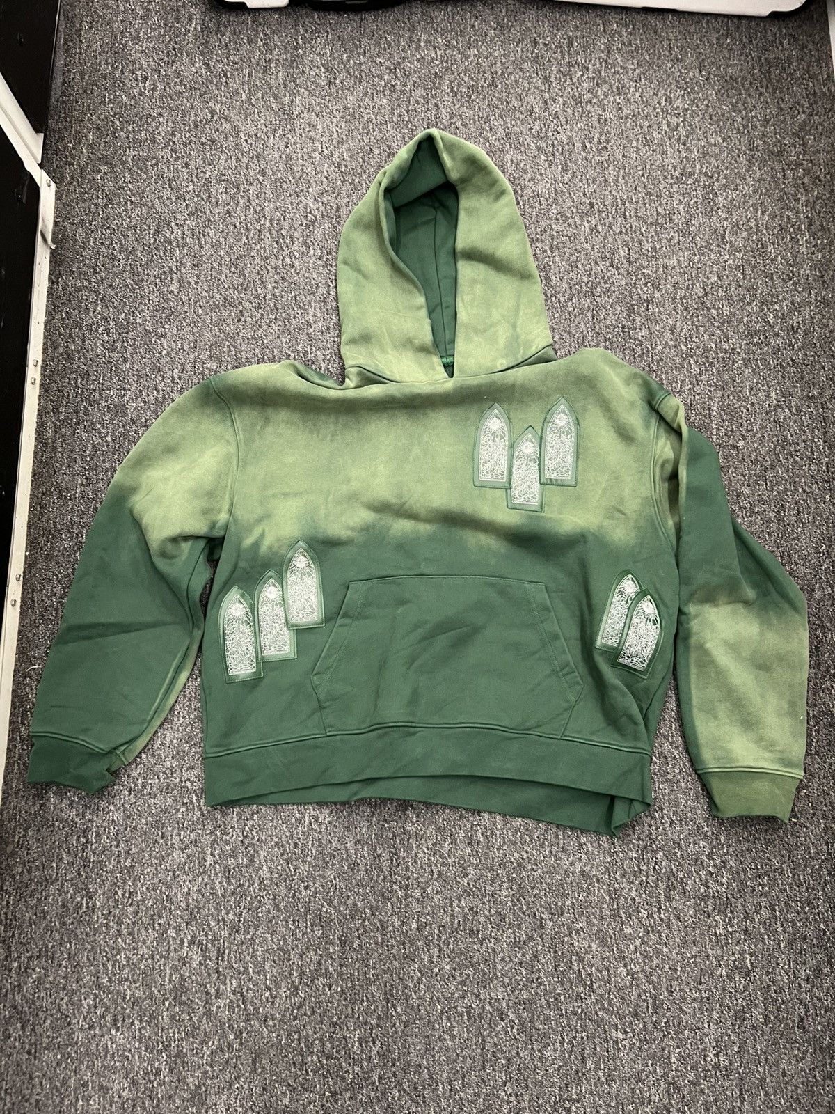 Who Decides War Sample wash leather patch hoodie Size US L / EU 52-54 / 3 - 1 Thumbnail