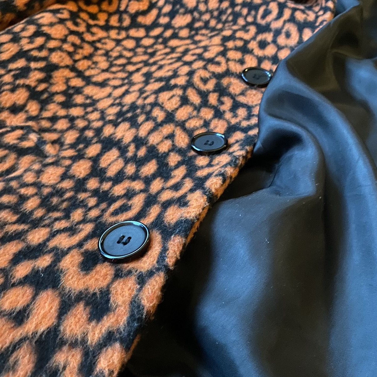Misbhv Orange Leopard Overcoat Size M / US 6-8 / IT 42-44 - 3 Thumbnail