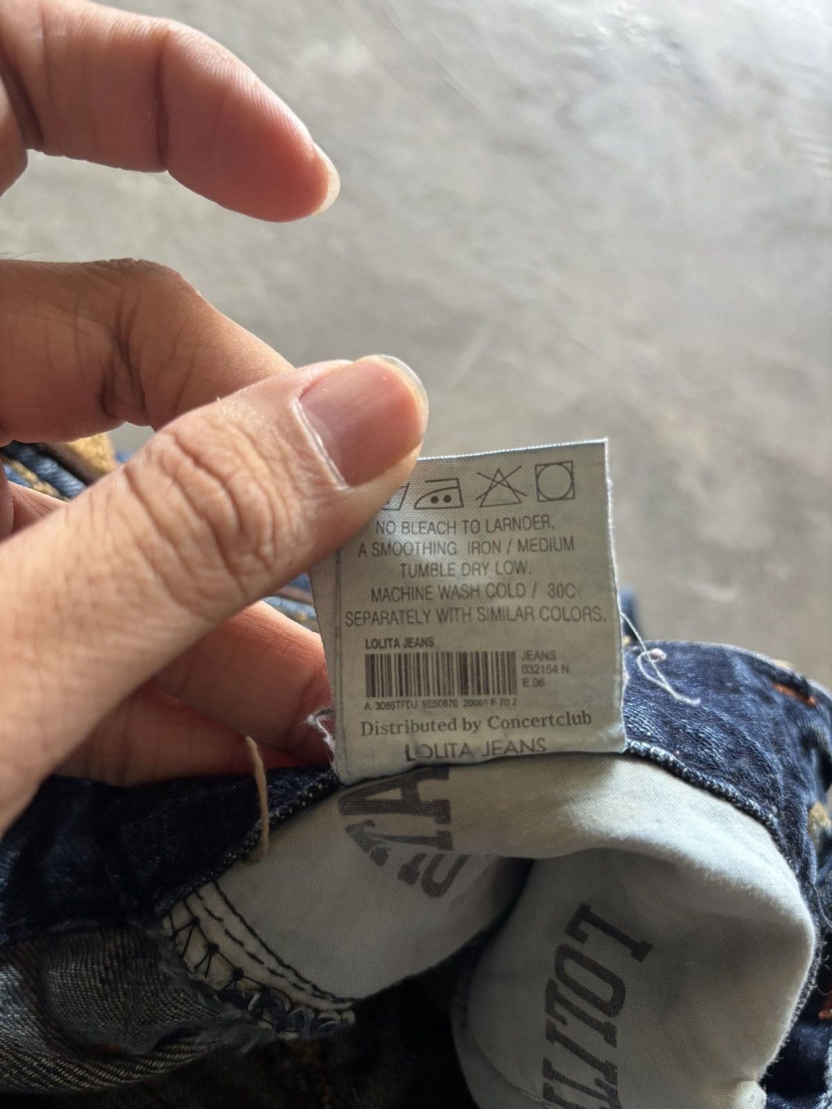 If Six Was Nine LOLITA flare up western style washed distressed japanese Size US 27 - 9 Thumbnail