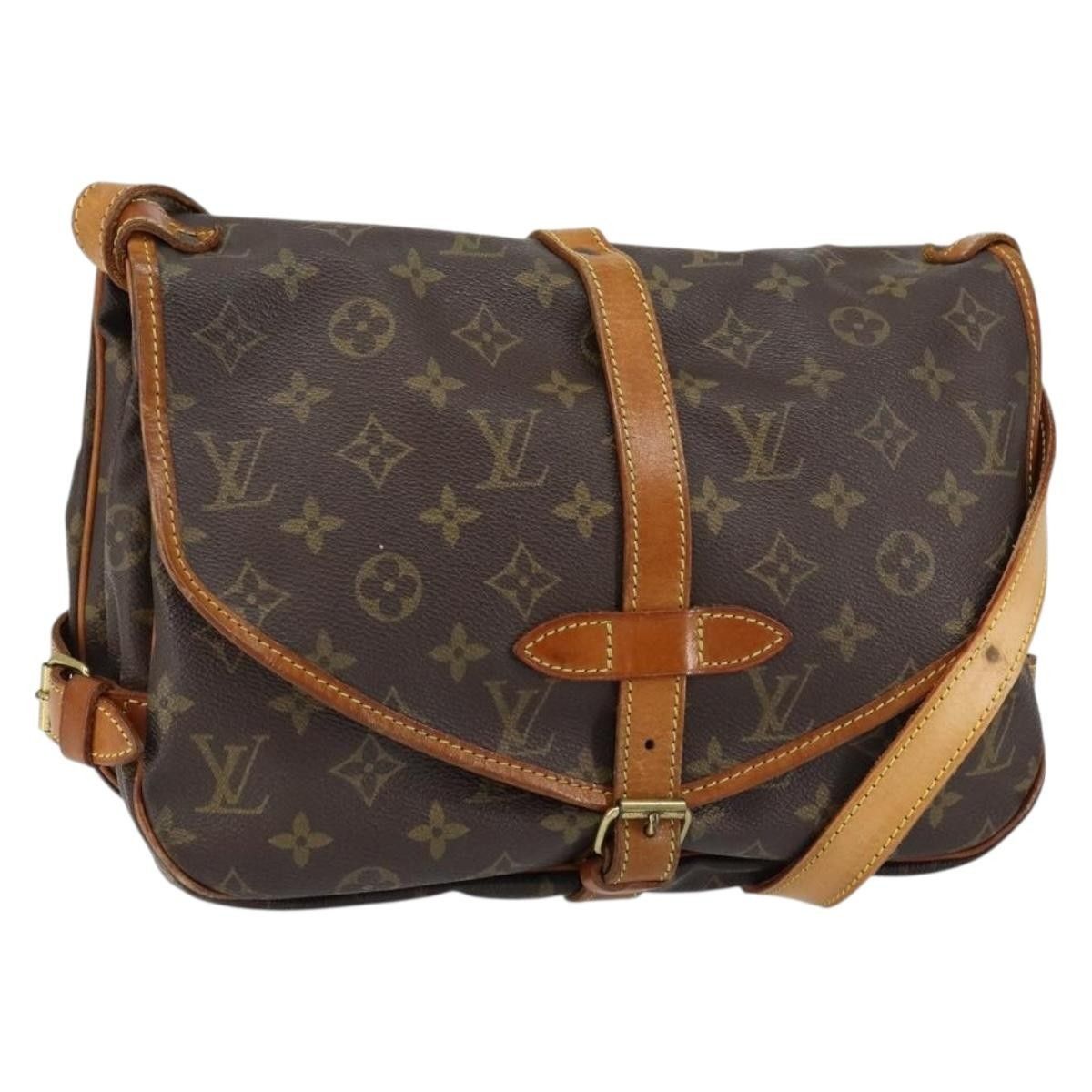 Louis Vuitton Louis Vuitton Saumur Handbag Monogram Canvas Size ONE SIZE - 1 Thumbnail