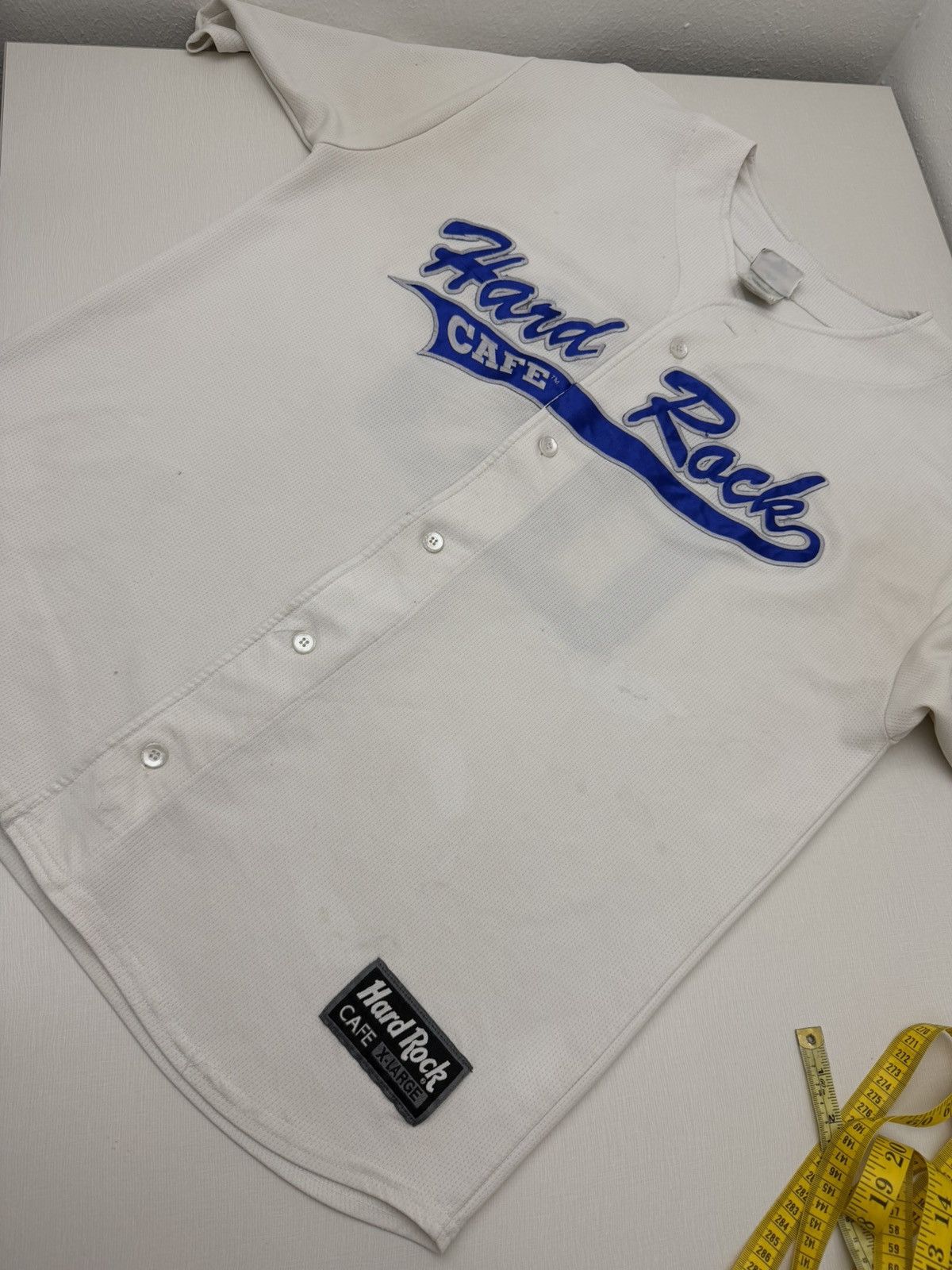 Hard Rock Cafe Vintage 90s Hard Rock Cafe Los Angeles Baseball Jersey XL Size US XL / EU 56 / 4 - 9 Thumbnail