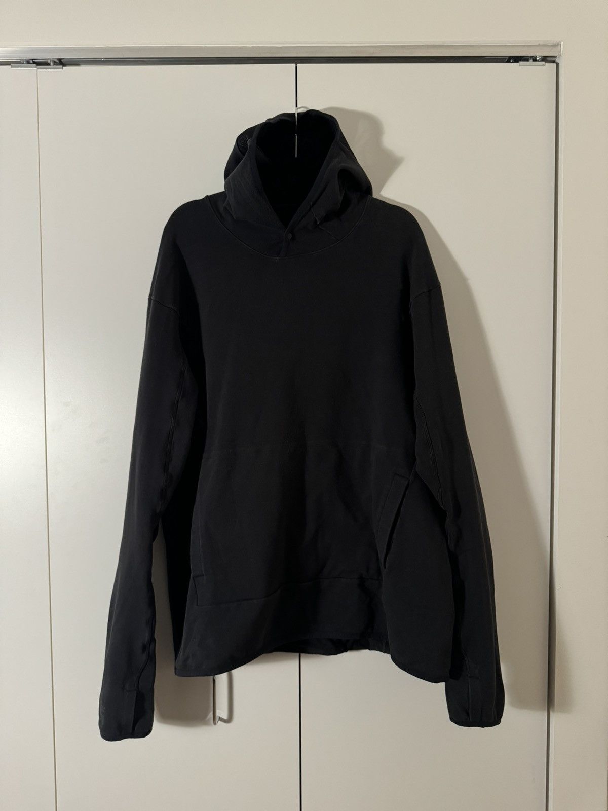 Image of Errolson Hugh x Nikelab Techwear Pullover Hoodie Ss17 ( Size) in Black, Men's (Size 2XL)