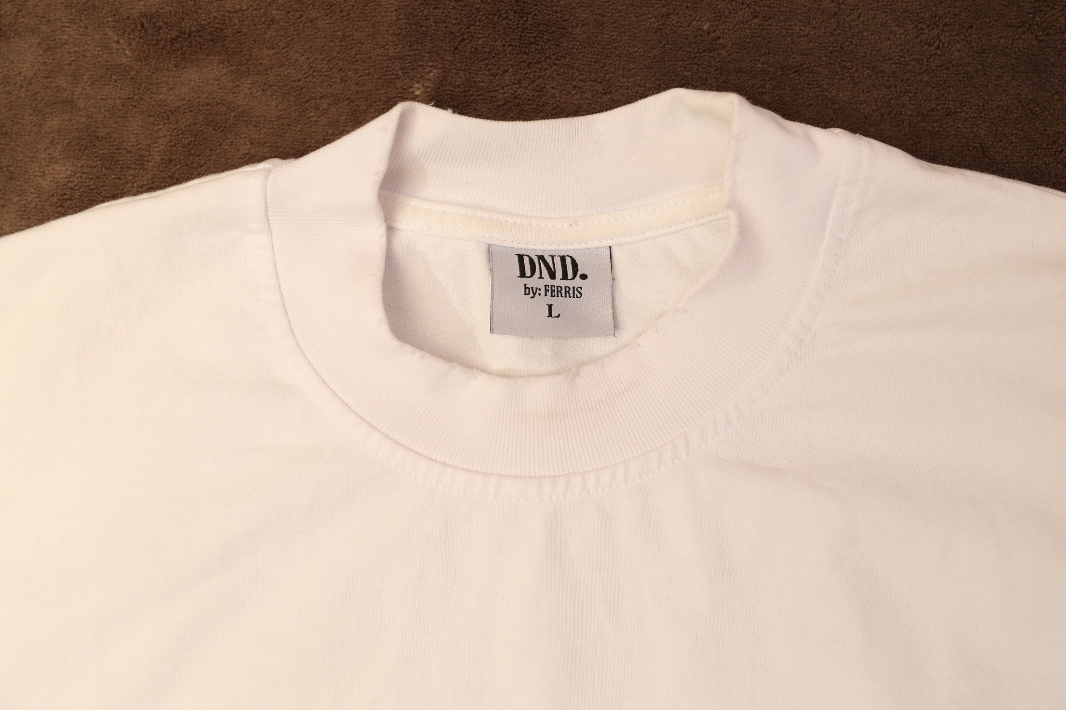 Other The Perfect T - Blank Washed and Distressed White Tee (L) Size US L / EU 52-54 / 3 - 9 Thumbnail