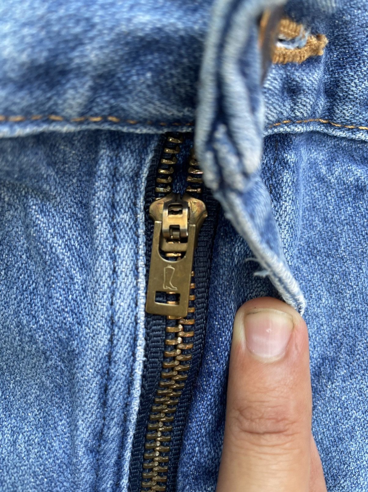 Japanese Brand × Vintage Y2K Wragler Distressed Denim – Rare Size Vintage Size US 32 / EU 48 - 10 Thumbnail