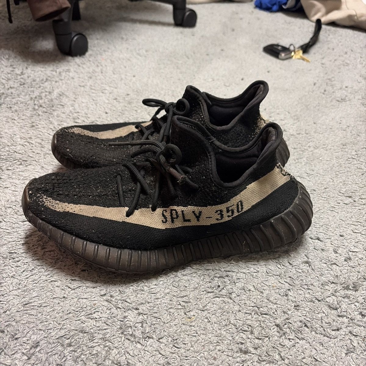 Yeezy Adidas Yeezy Boost 350 V2 Core Black Copper Men Size 10.5 🔥 Size US 10.5 / EU 43-44 - 3 Thumbnail