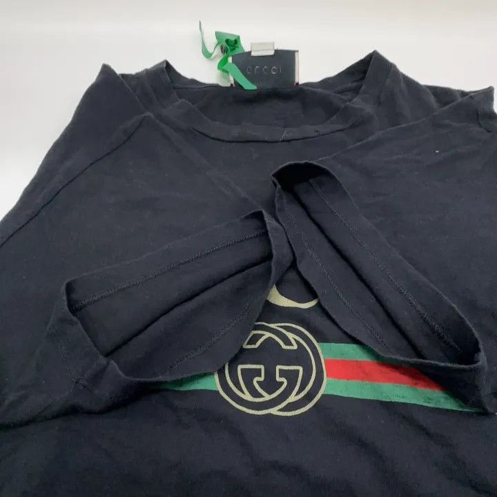 Gucci Gucci Oversized Logo Print Short Sleeve T-shirt-2507 Size M / US 6-8 / IT 42-44 - 1 Thumbnail