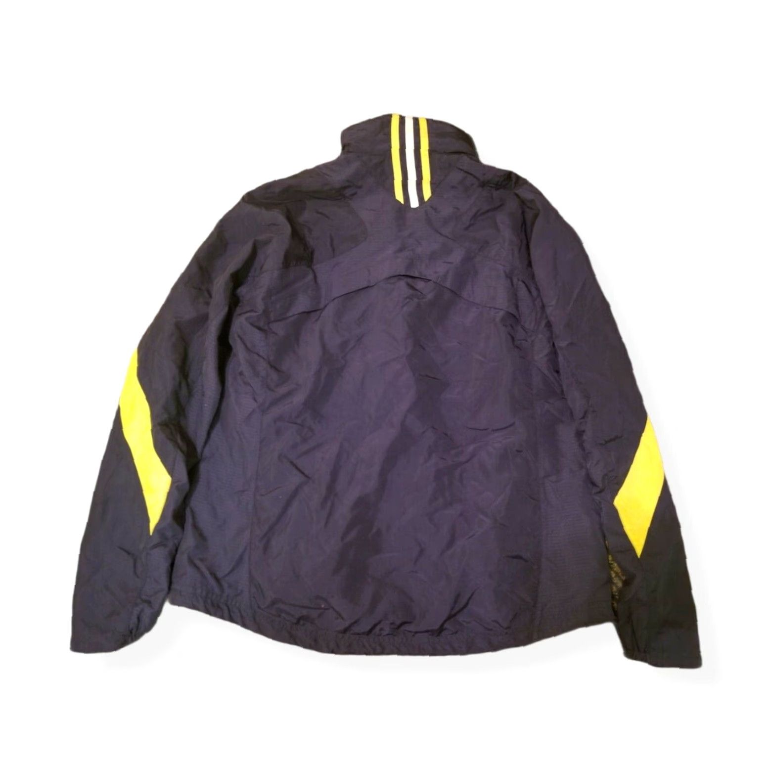 Adidas Adidas Climaproof Jacket Windbreaker Zipper Blue Yellow Mens M Size US M / EU 48-50 / 2 - 2 Thumbnail