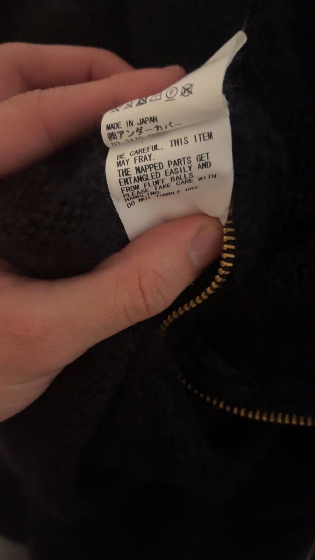 Japanese Brand × Jun Takahashi × Undercover Undercover Jun Takahasi Distressed Sweater Black Size US M / EU 48-50 / 2 - 9 Thumbnail