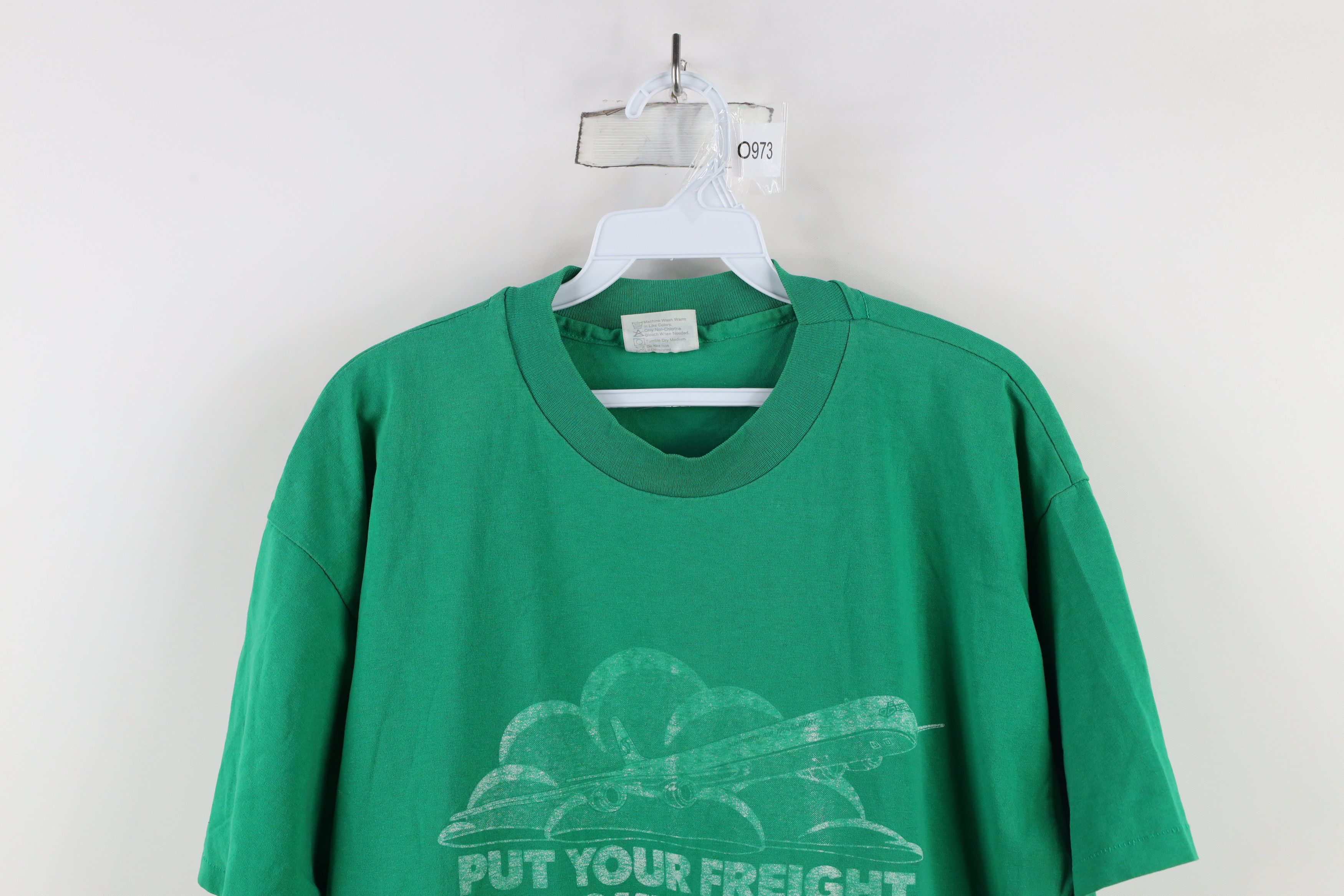 Vintage Vintage 80s Spell Southern Air Transport DC8-71F T-Shirt USA Size US XL / EU 56 / 4 - 2 Thumbnail