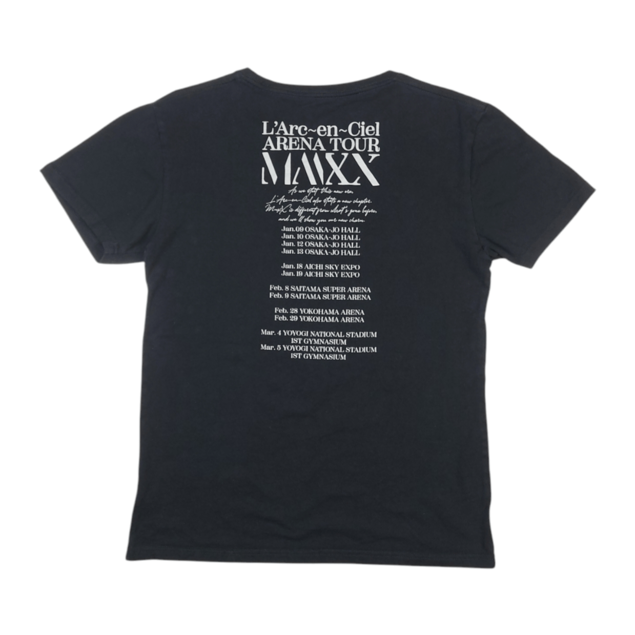 Band Tees L'Arc-en-Ciel Band Arena Tour MMXX Hyde Japan Merch TEE Size US M / EU 48-50 / 2 - 3 Thumbnail