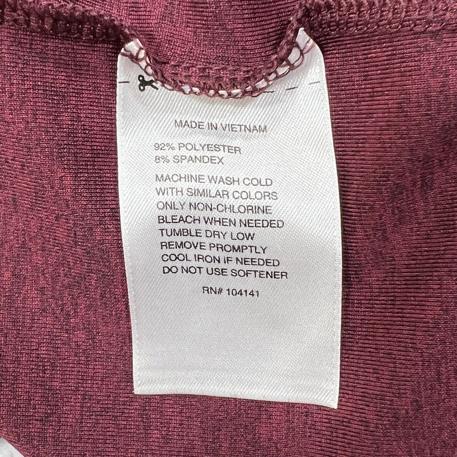 Reebok Reebok Lightweight Athletic T Shirt Maroon Athletic Crewneck Size US L / EU 52-54 / 3 - 12 Thumbnail