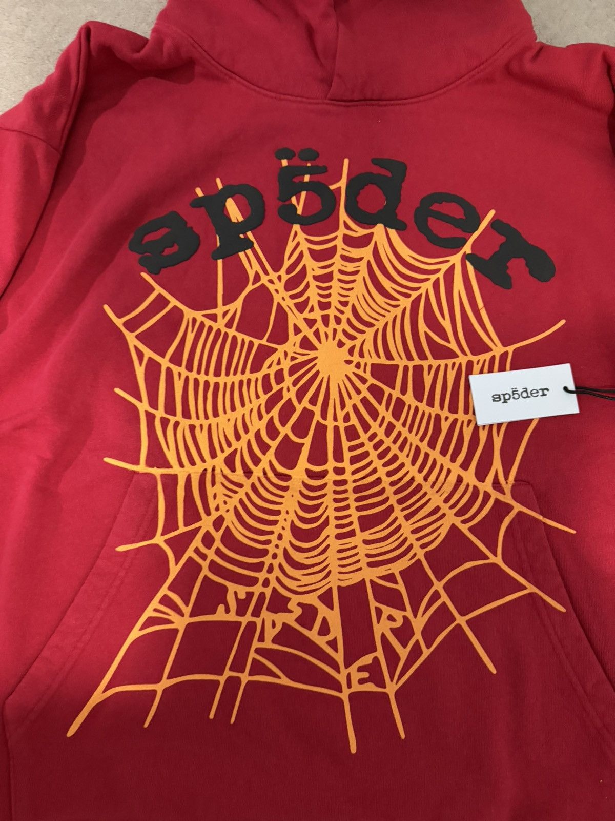 Sp5der SP5DER RED OG WEB V2 HOODIE Size US L / EU 52-54 / 3 - 2 Thumbnail