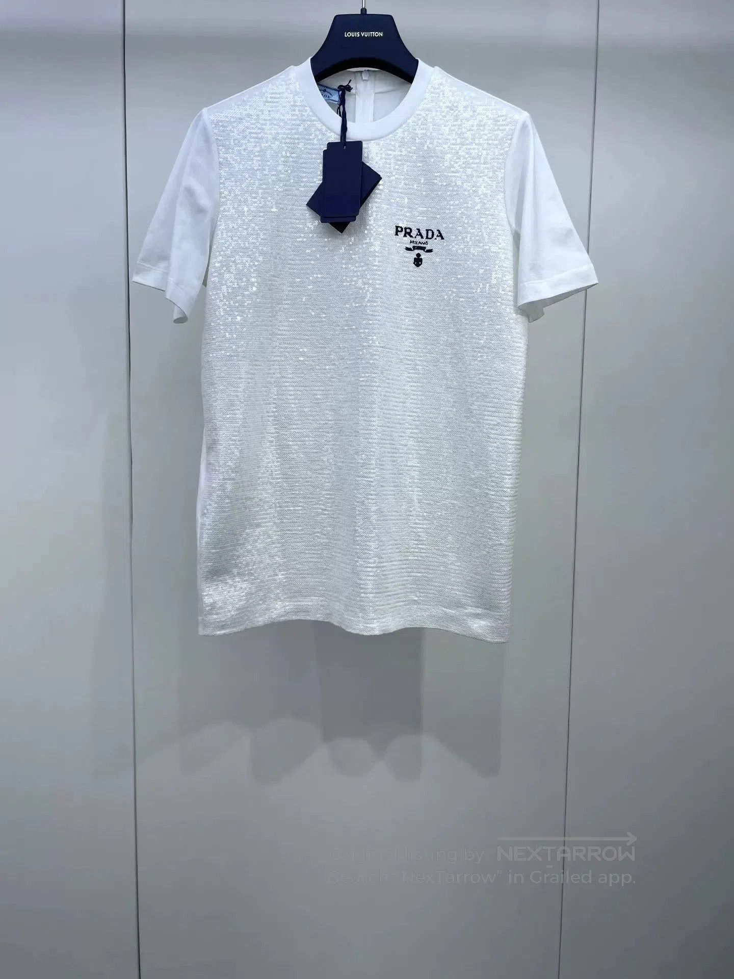 Prada Prada Sequin Patchwork Short Sleeve T. Size XS / US 0-2 / IT 36-38 - 1 Thumbnail