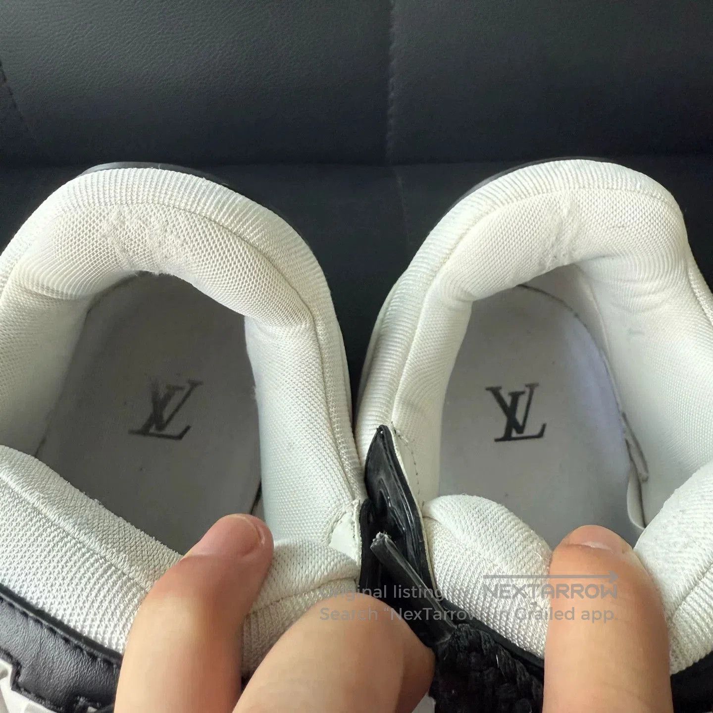 Louis Vuitton Louis Vuitton Trainer Black and White Maxi Low. Size US 9 / EU 42 - 4 Thumbnail