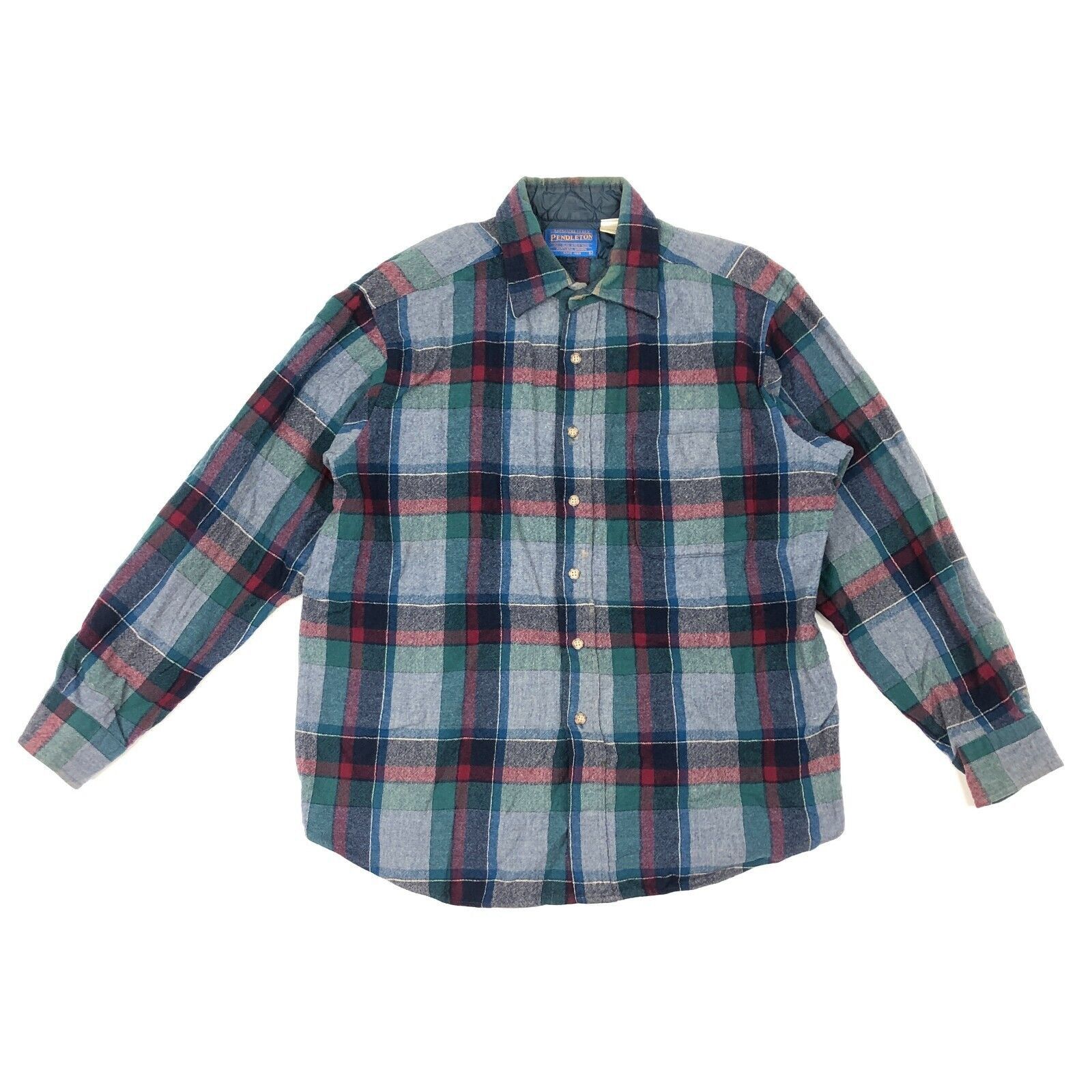 Pendleton Pendleton 100% Wool Flannel Button Up Shirt Youth Large L Size US L / EU 52-54 / 3 - 1 Thumbnail