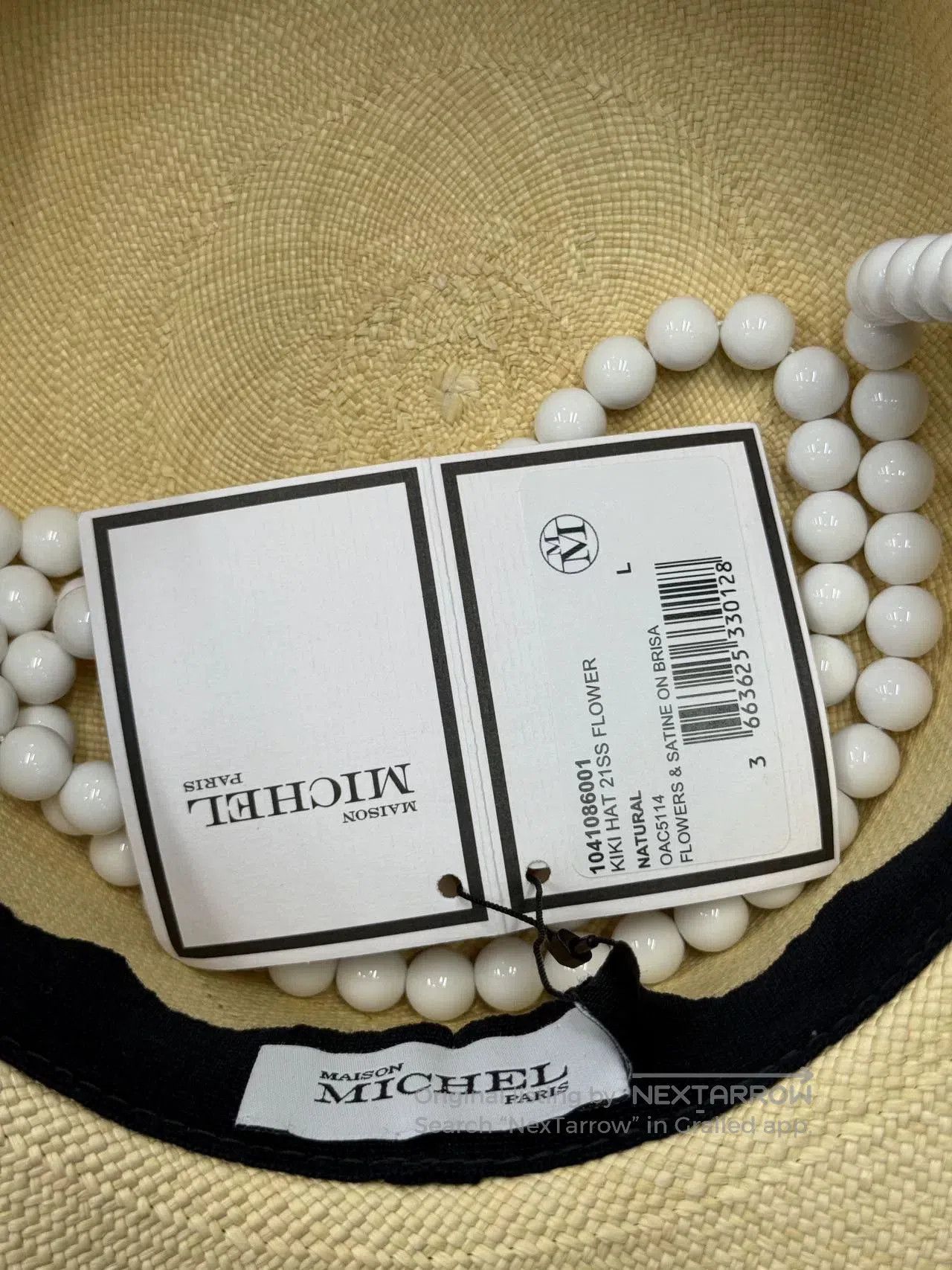Maison Michel Maison Michel Designer Straw Hat. Size ONE SIZE - 7 Thumbnail