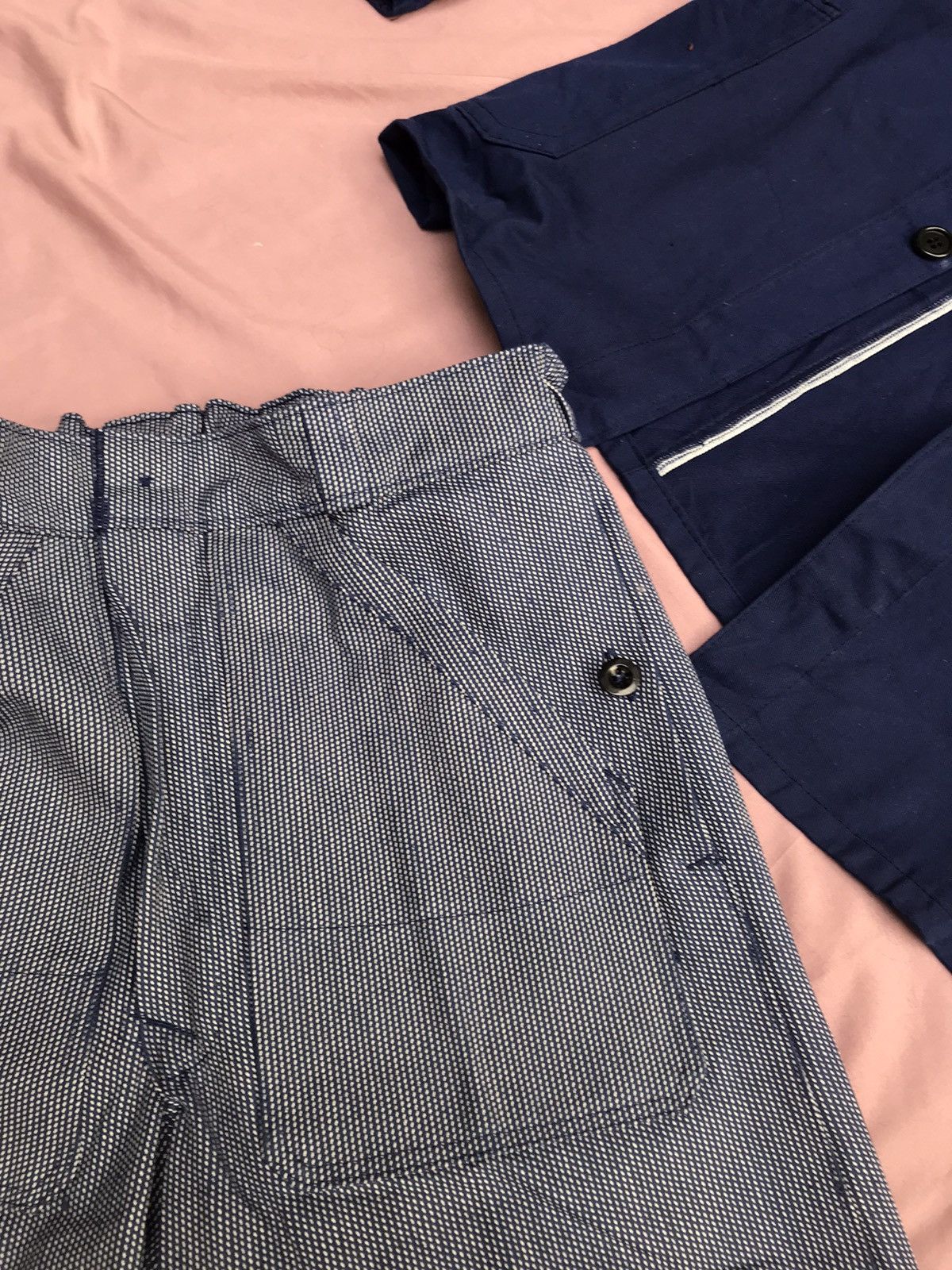 Other SELVEDGE CHORE PANTS , HIKORI LIKE FABRIC Size US 30 / EU 46 - 15 Thumbnail