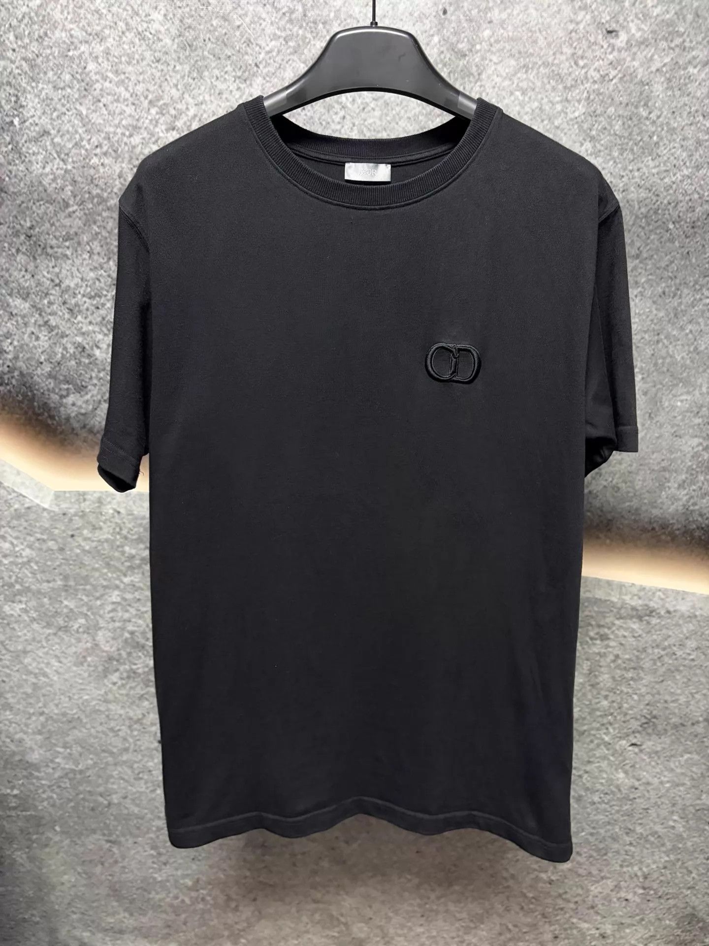Dior Dior Black CD Embroidered Tee M Size US M / EU 48-50 / 2 - 1 Thumbnail