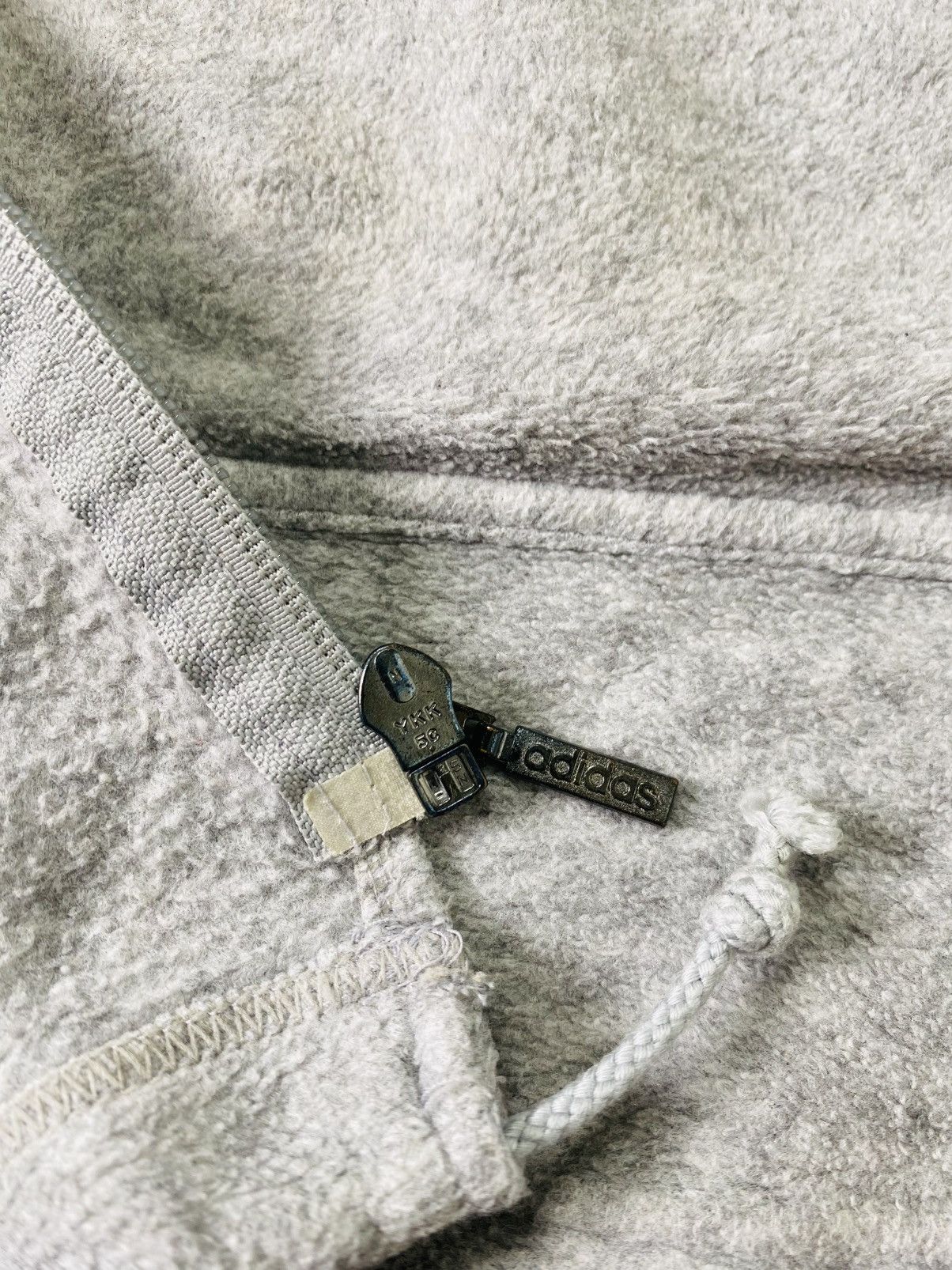 Adidas Vintage 90s Adidas Zipper Fleece Sweater Size US XL / EU 56 / 4 - 15 Thumbnail