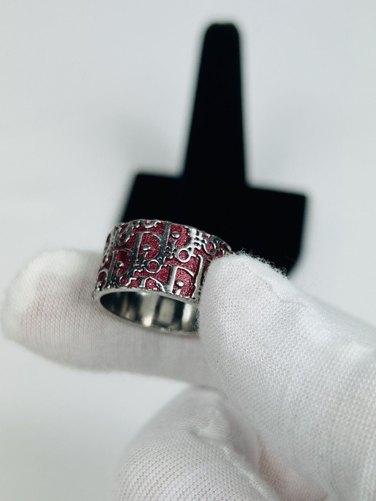 Dior Dior Red Trotter 2 Ring Size 5 Size ONE SIZE - 5 Thumbnail