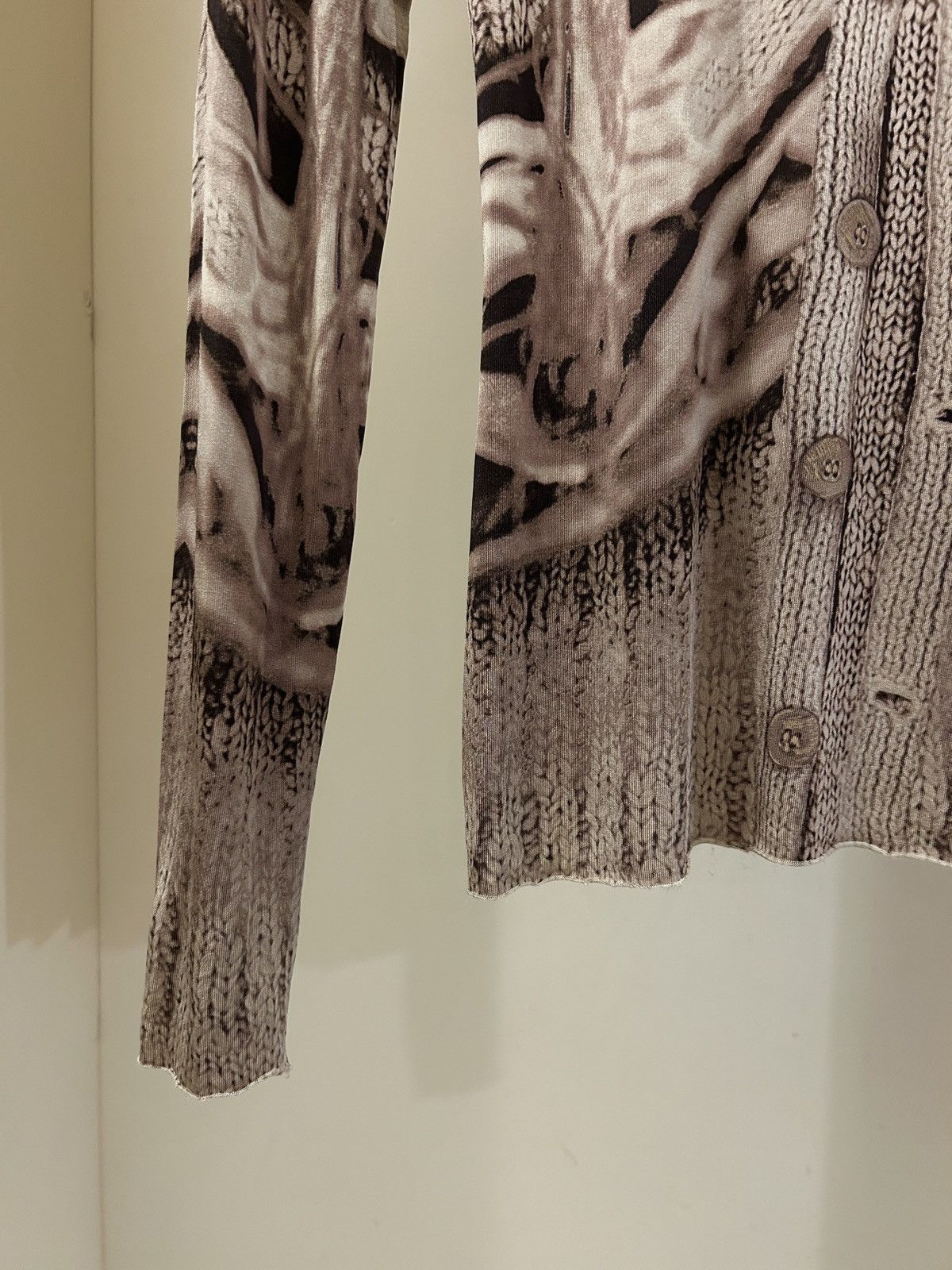 Jean Paul Gaultier Jean Paul Gaultier trompeloeil vintage mesh turtle neck Size M / US 6-8 / IT 42-44 - 7 Thumbnail