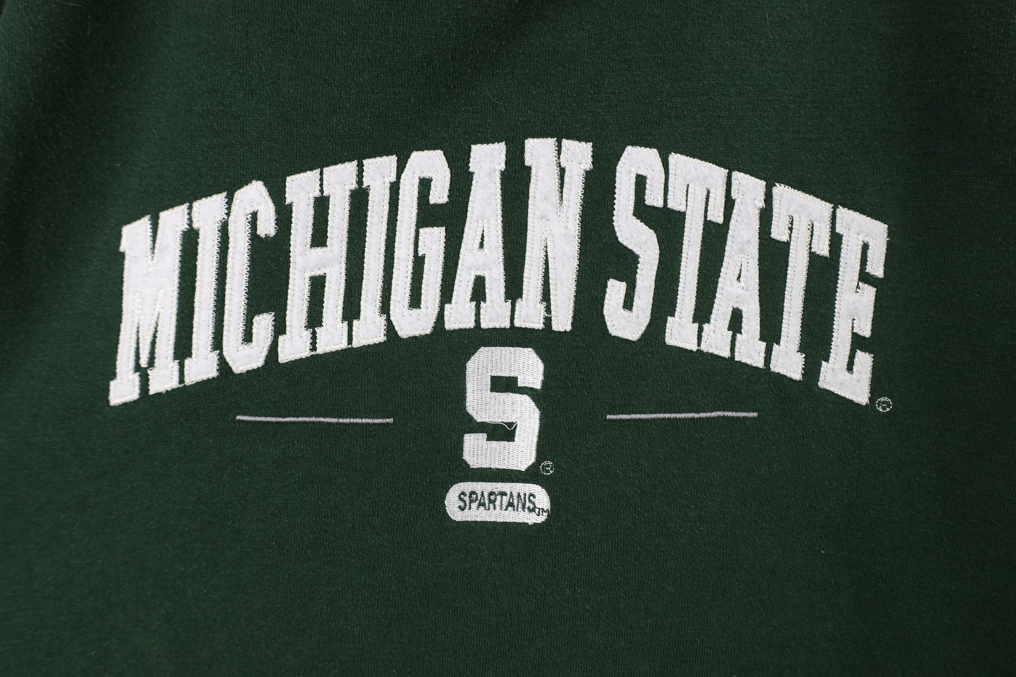Vintage Vintage 90s Michigan State University Hoodie Sweatshirt Size US L / EU 52-54 / 3 - 6 Thumbnail