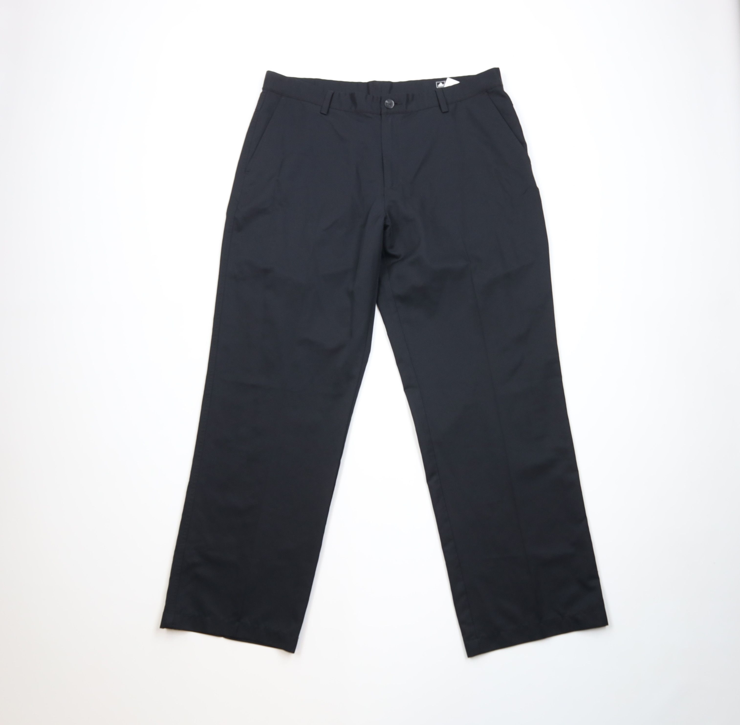 Adidas Vintage Y2K Adidas Golf Spell Out Wide Leg Chino Pants Black Size US 36 / EU 52 - 1 Thumbnail