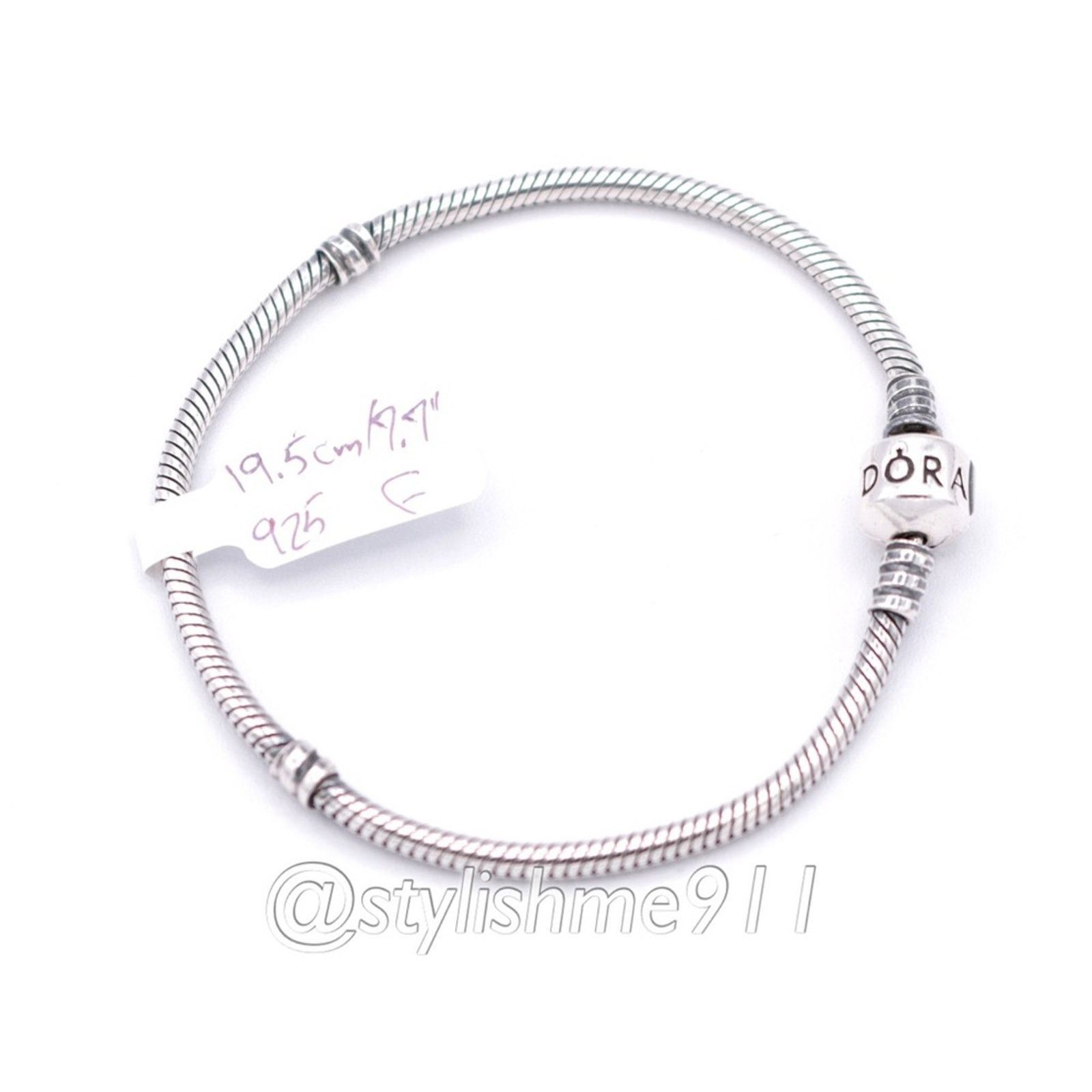 pandora Authentic PANDORA Moments Barrel Clasp Charm Bracelet Size ONE SIZE - 10 Thumbnail