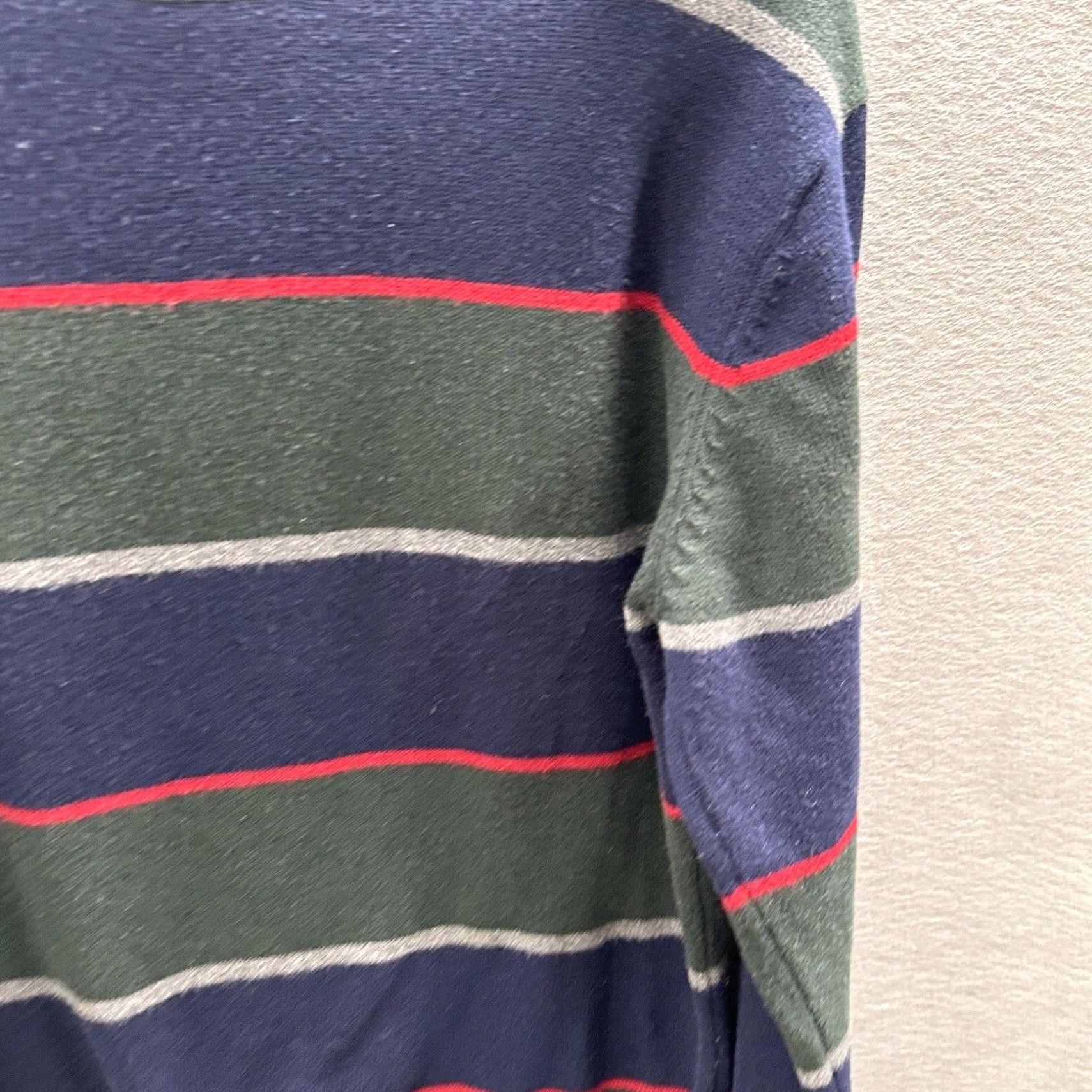 Rails Rails Mens Large Rugby Stripe Striped Pullover Cotton Preppy Kent Dad Sweater Size US L / EU 52-54 / 3 - 4 Thumbnail