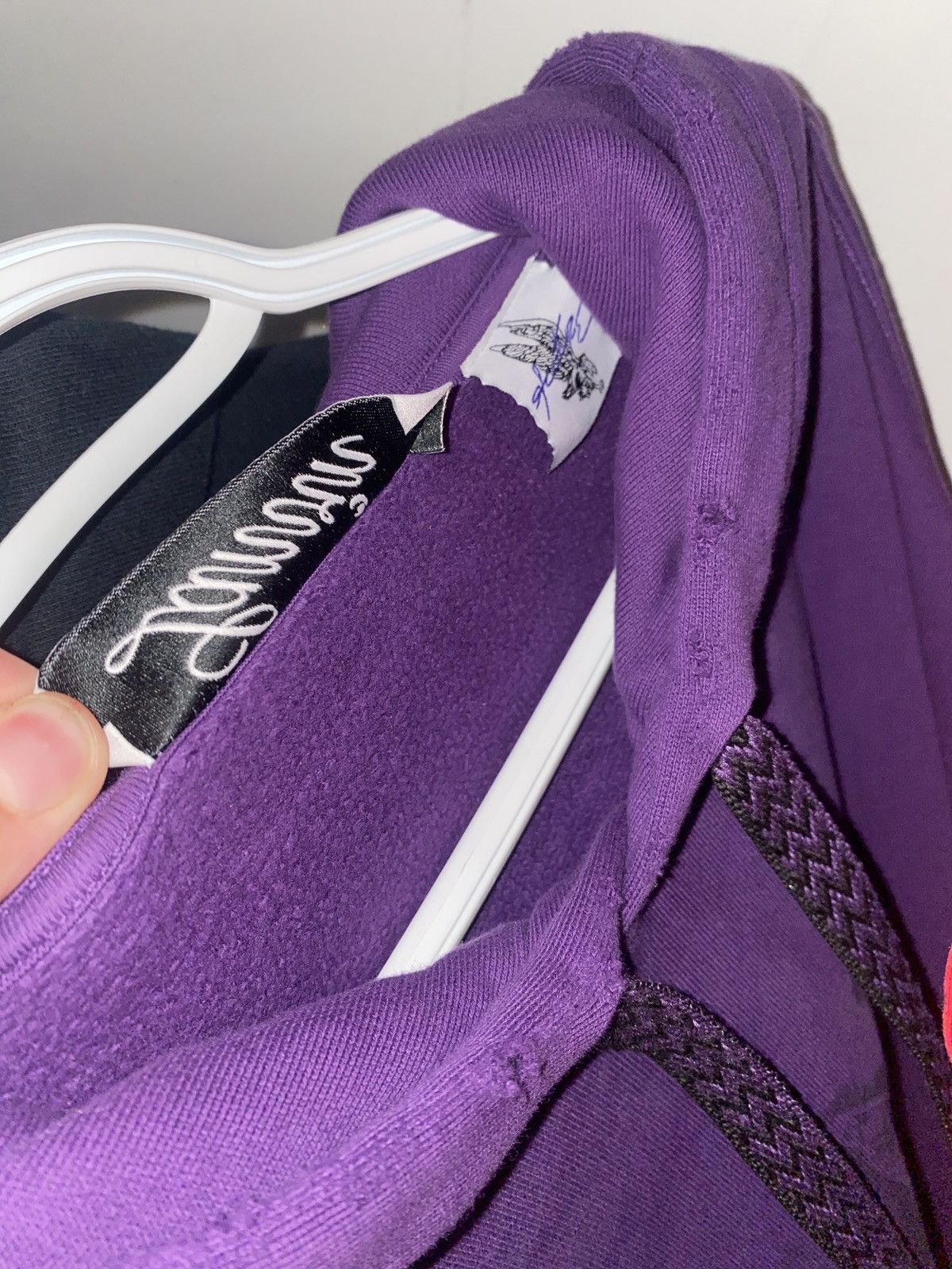 Future × Lanvin Distressed Purple Lanvin X Future Eagle Hoodie Purple/Black Size US M / EU 48-50 / 2 - 12 Thumbnail