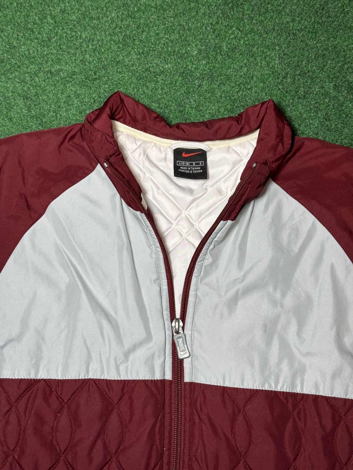 Nike Vintage Nike Lightweight Full Zip Puffer Medium 90s Jacket Size M / US 6-8 / IT 42-44 - 2 Thumbnail