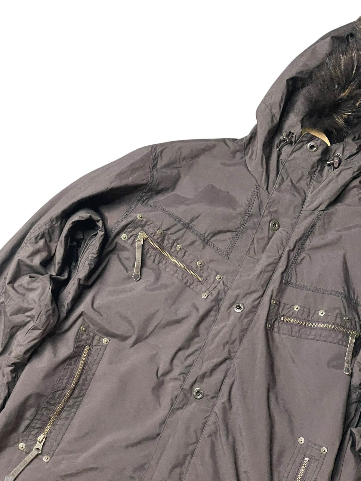 Japanese Brand × Vintage A-Seven x Air To Ground Mink Fur Hooded Jacket (113) Size US XL / EU 56 / 4 - 2 Thumbnail