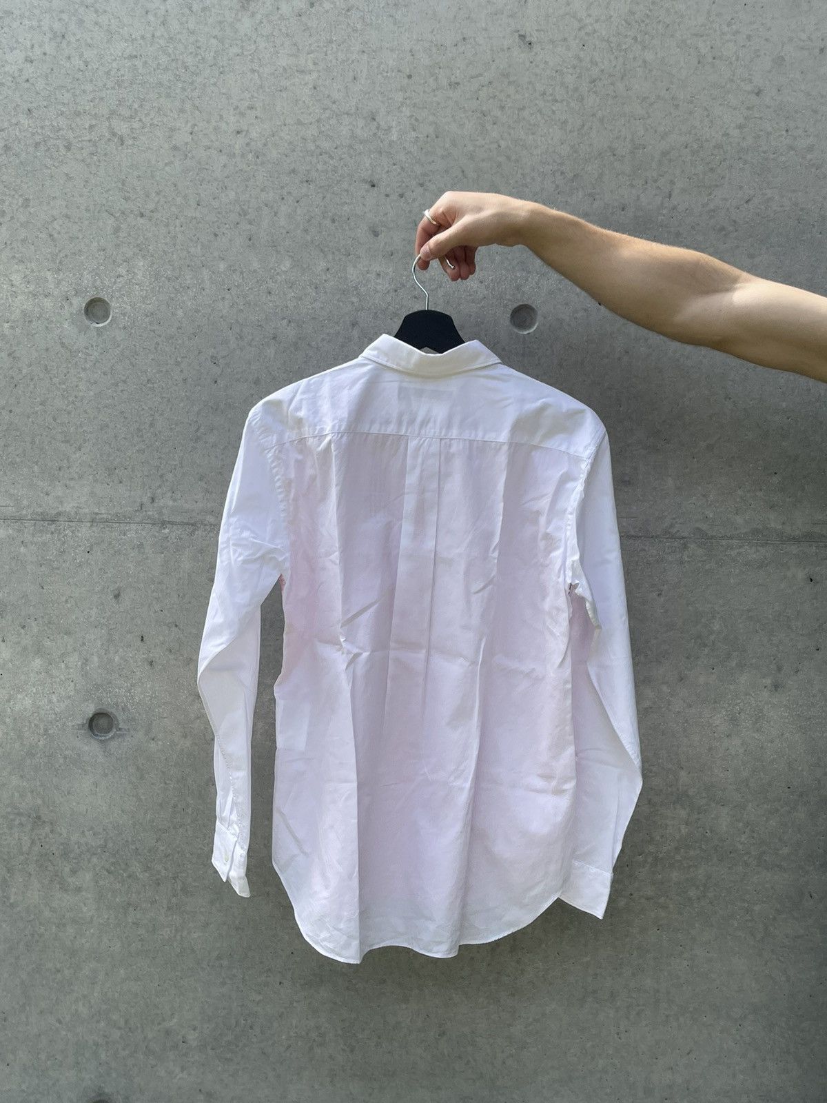 COMME des GARÇONS HOMME DEUX PINK CHECK SHIRT.