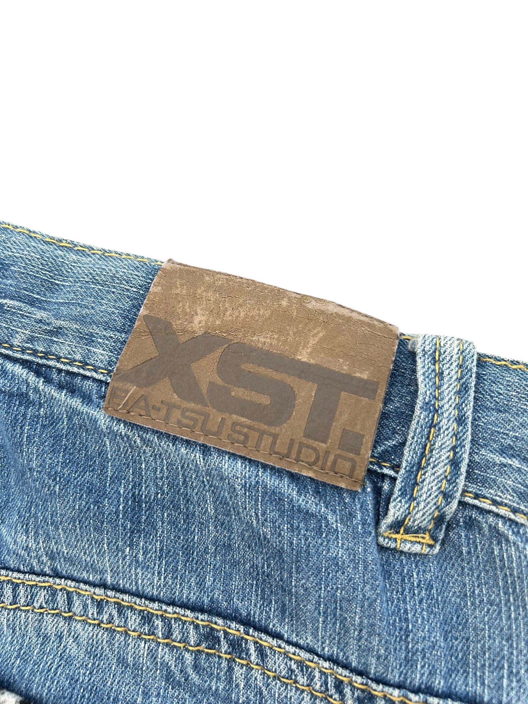 If Six Was Nine × KMRii × Kapital Batsu Skull Poems Distressed Japanese Punk Denim Jeans Size US 29 - 12 Thumbnail