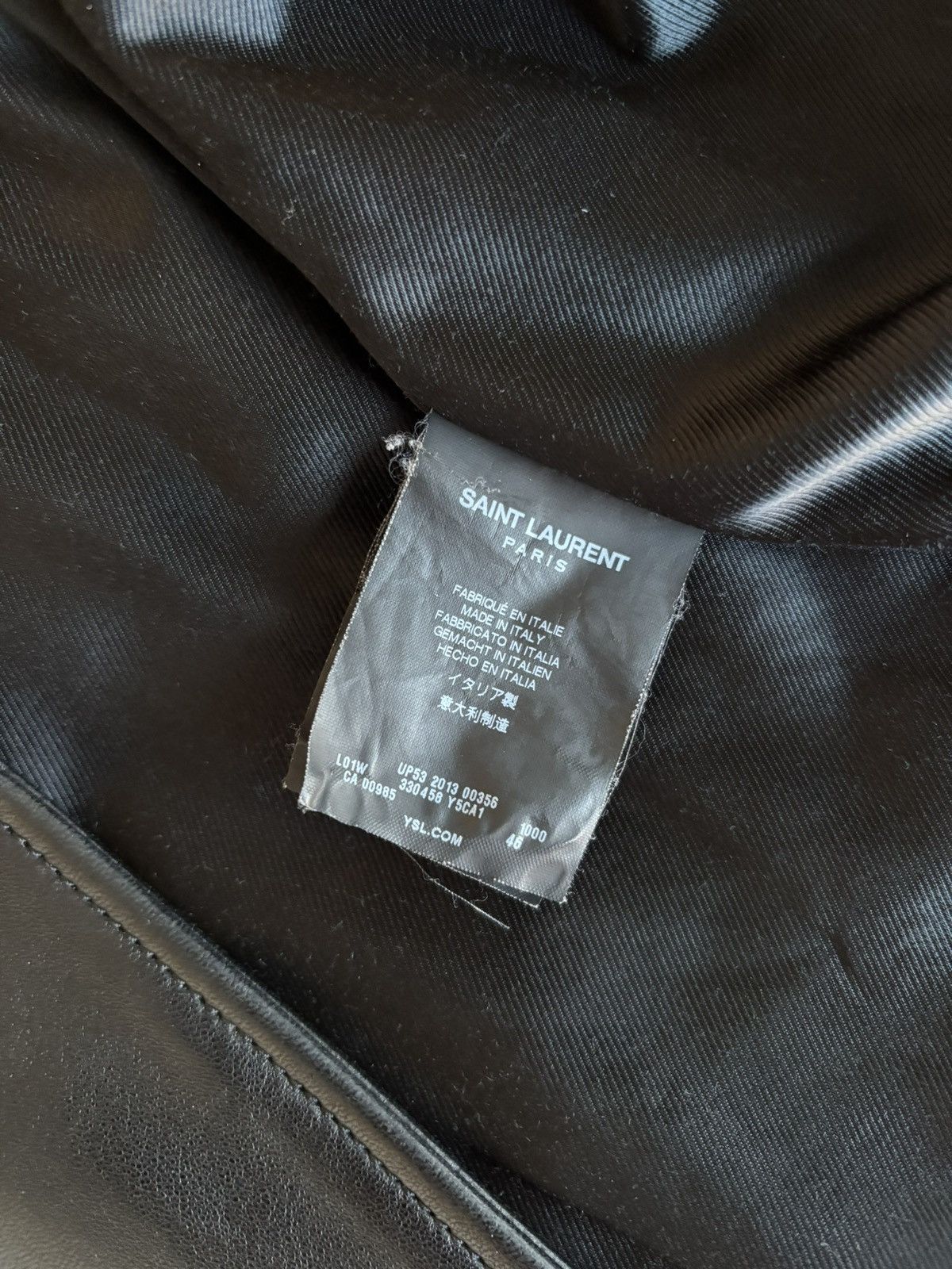Saint Laurent Paris Hedi Slimane Saint Laurent L01 Leather Jacket FW13 Size US S / EU 44-46 / 1 - 6 Thumbnail