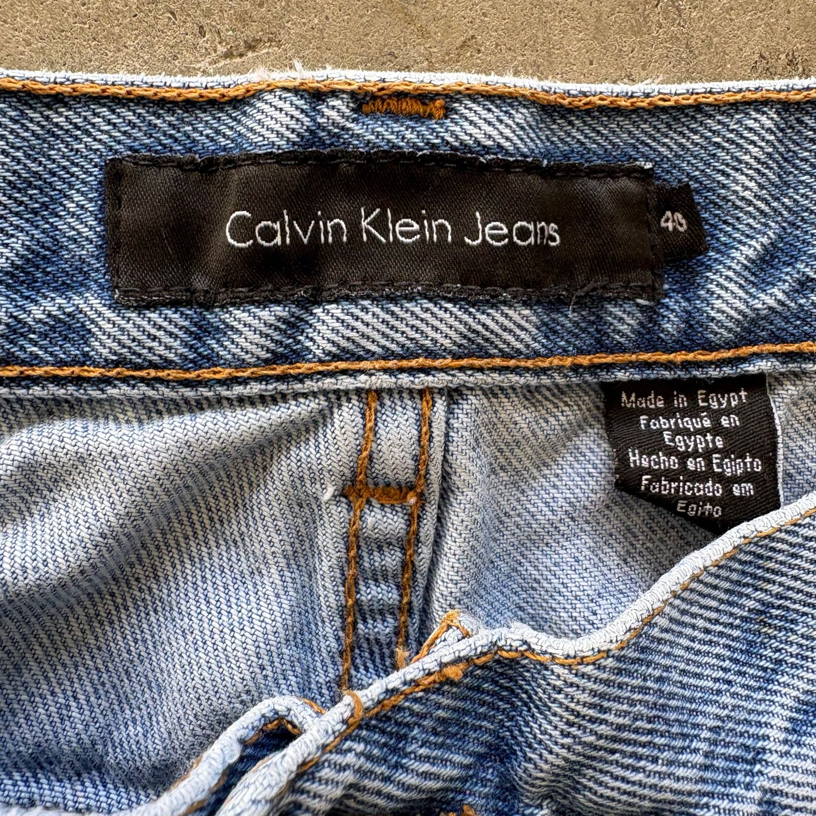 Calvin Klein Calvin Klein Stone Washed Denim Size US 40 / EU 56 - 11 Thumbnail