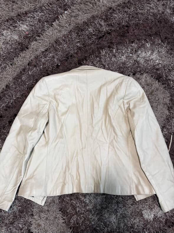 Dolce & Gabbana Beige D&G leather jacket 🤍 Size S / US 4 / IT 40 - 7 Thumbnail