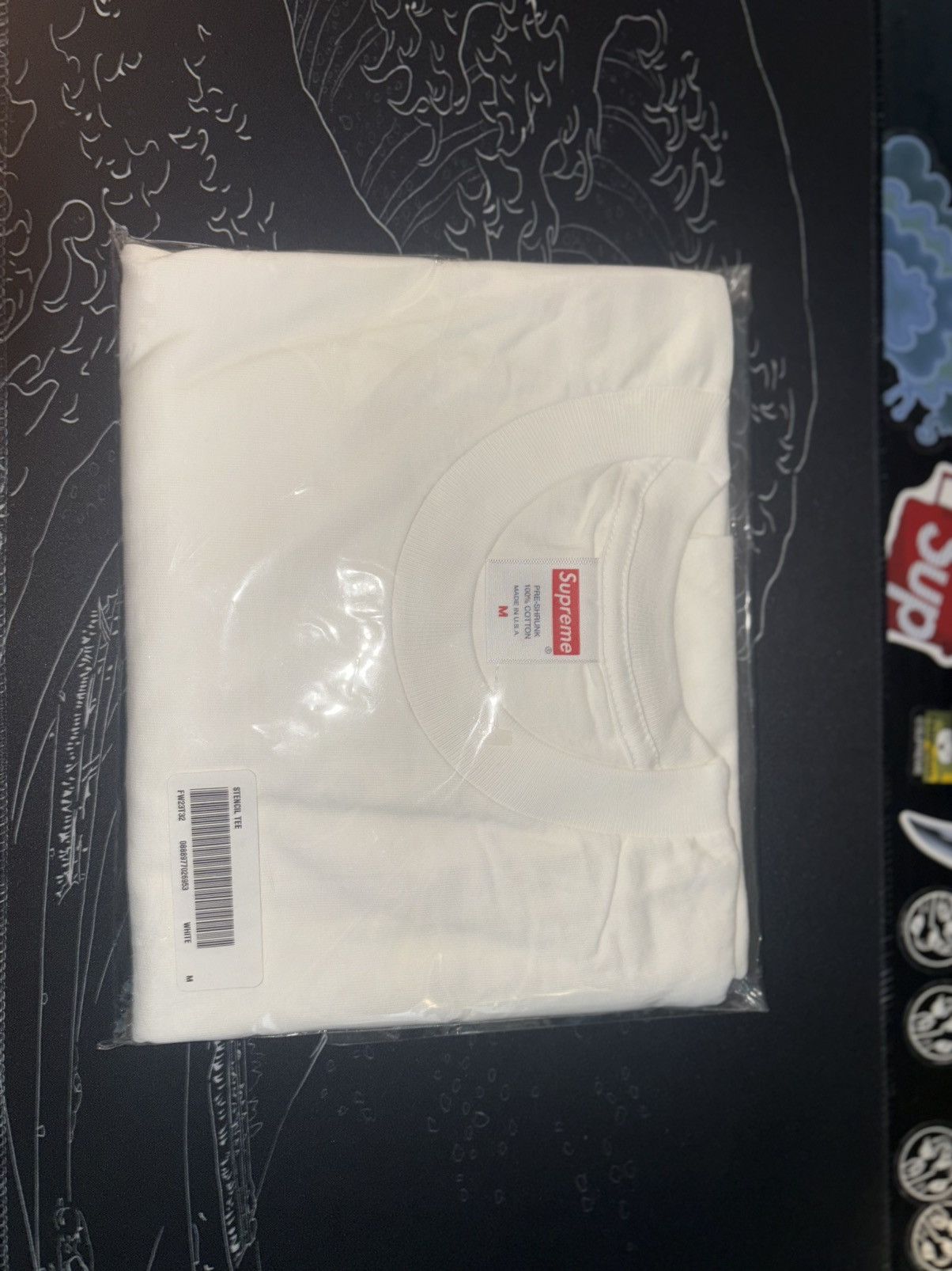 Supreme Supreme Stencil Tee White Size US M / EU 48-50 / 2 - 3 Thumbnail