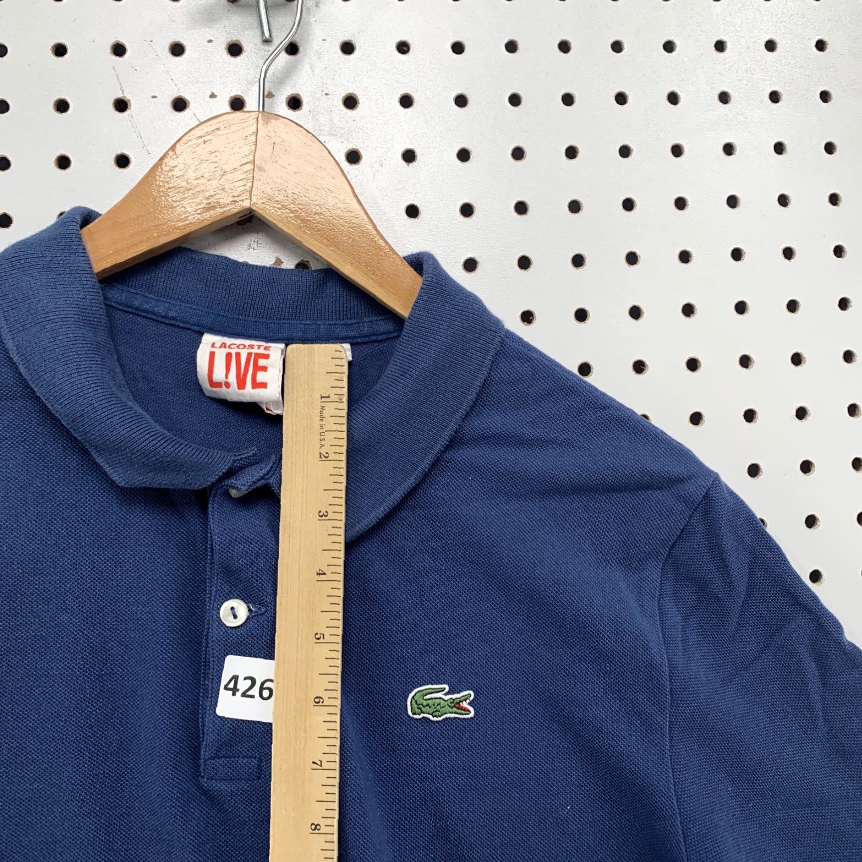 Lacoste Lacoste Polo Shirt Blue Short Sleeve Mens XL Solid Casual Size US XL / EU 56 / 4 - 5 Thumbnail