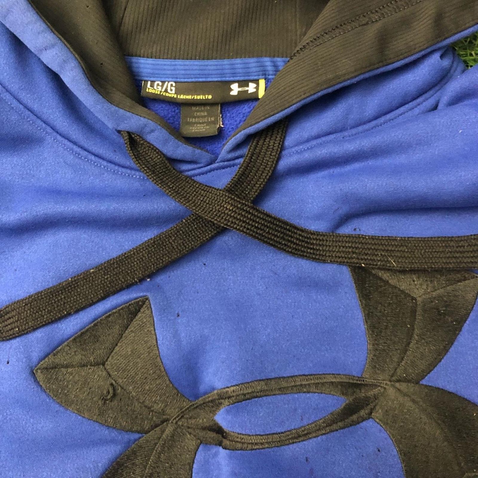 Under Armour Men’s Blue Under Armour Embroidered Logo Hooded Sweatshirt Size US L / EU 52-54 / 3 - 6 Thumbnail