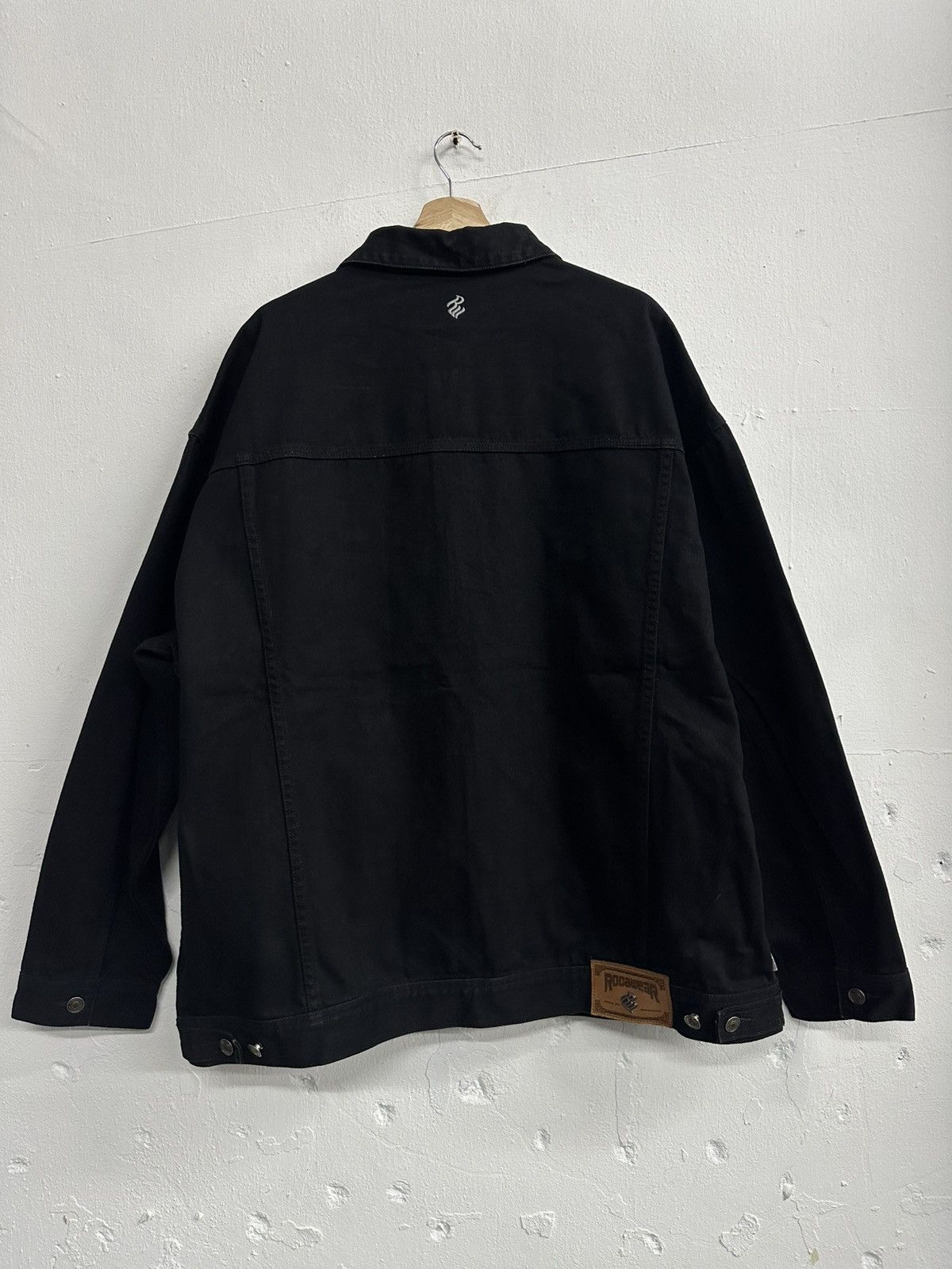 Rocawear Y2K JAYZ ROCAWEAR TRIPLE BLACK DENIM Jacket Size US XXL / EU 58 / 5 - 12 Thumbnail